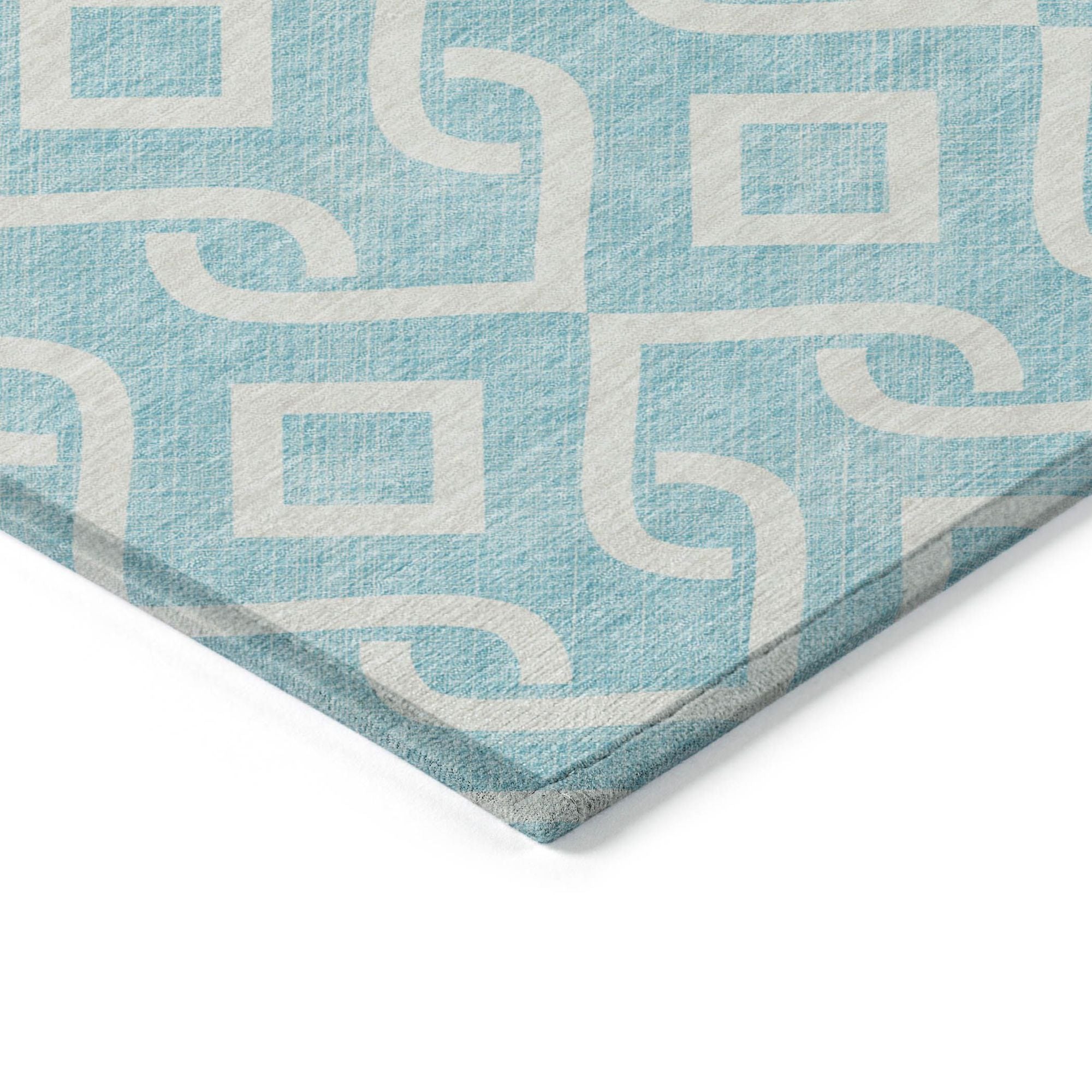 Machine Made ACN621 Aqua Teal Rugs #color_aqua teal