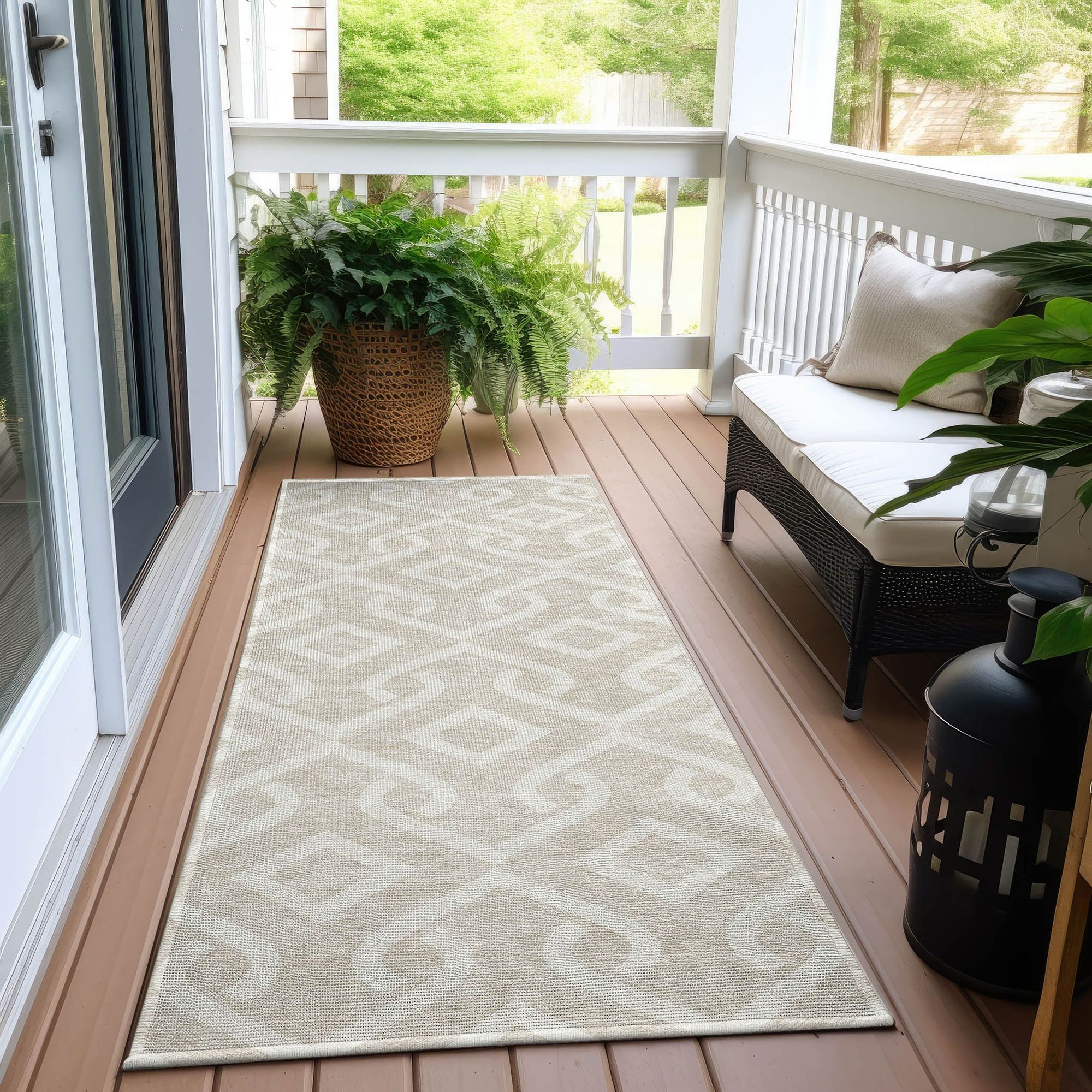 Machine Made ACN621 Beige Brown Rugs #color_beige brown