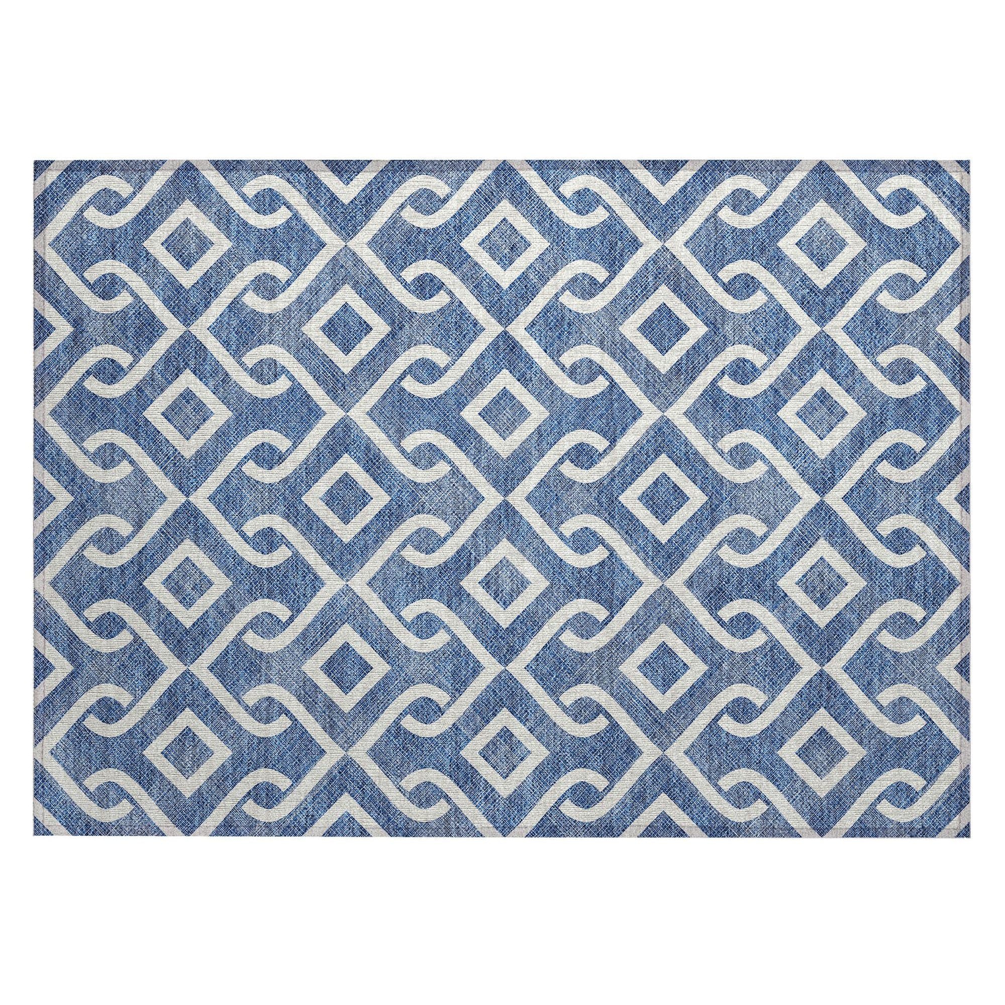 Machine Made ACN621 Blue  Rugs #color_blue 