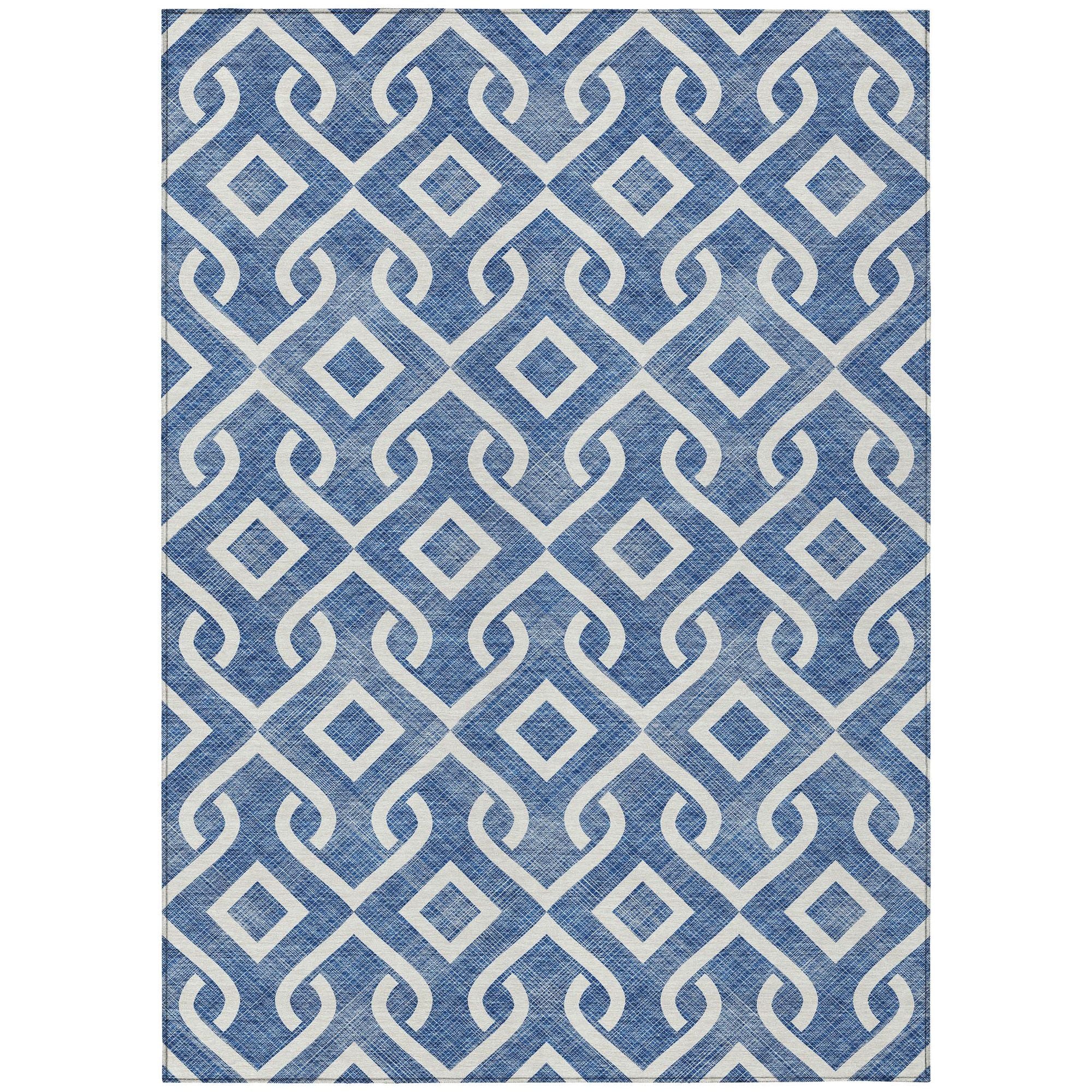 Machine Made ACN621 Blue  Rugs #color_blue 