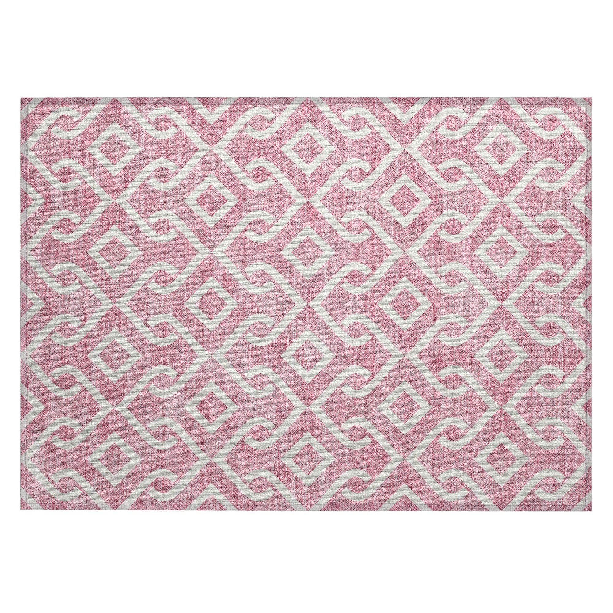 Machine Made ACN621 Blush Pink Rugs #color_blush pink