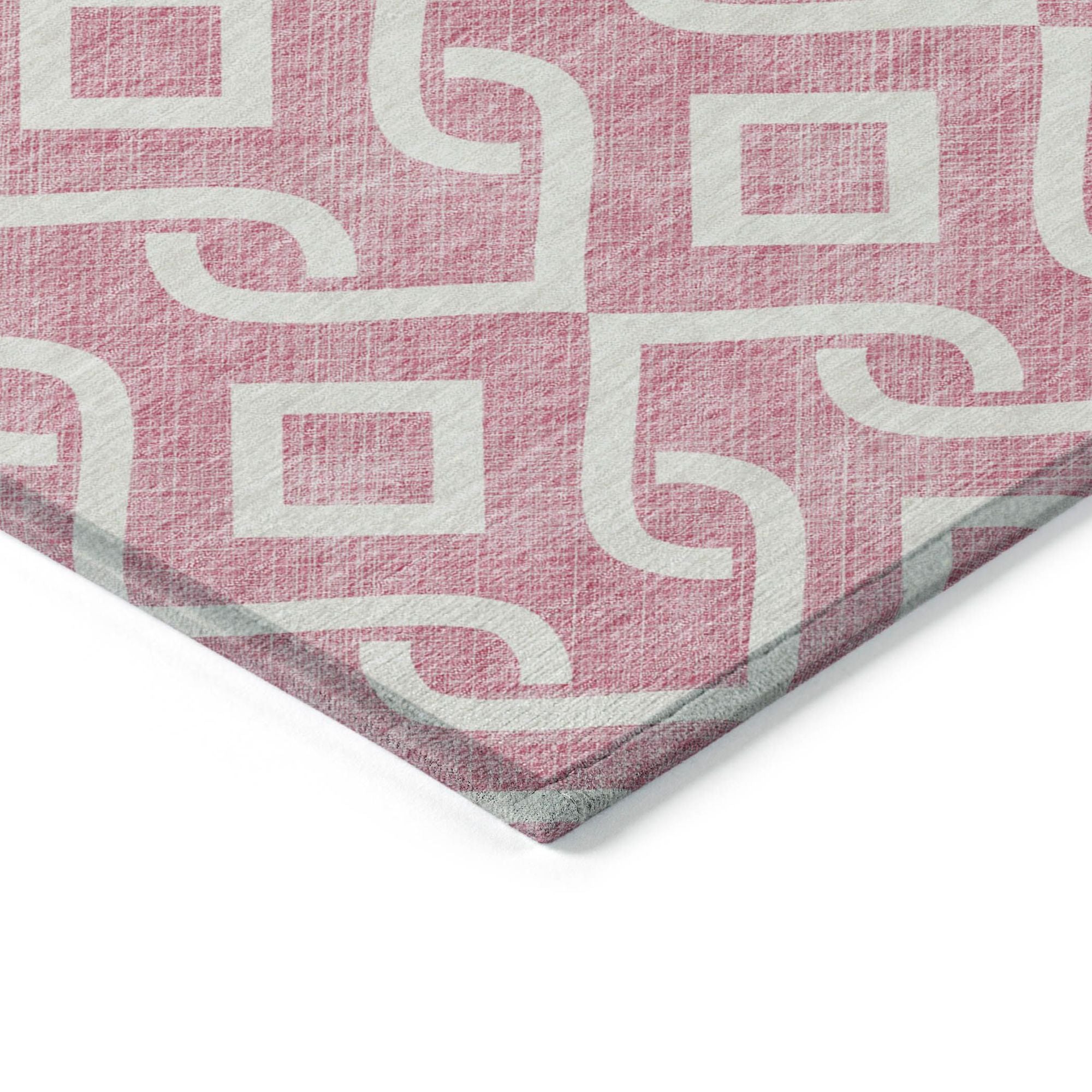 Machine Made ACN621 Blush Pink Rugs #color_blush pink