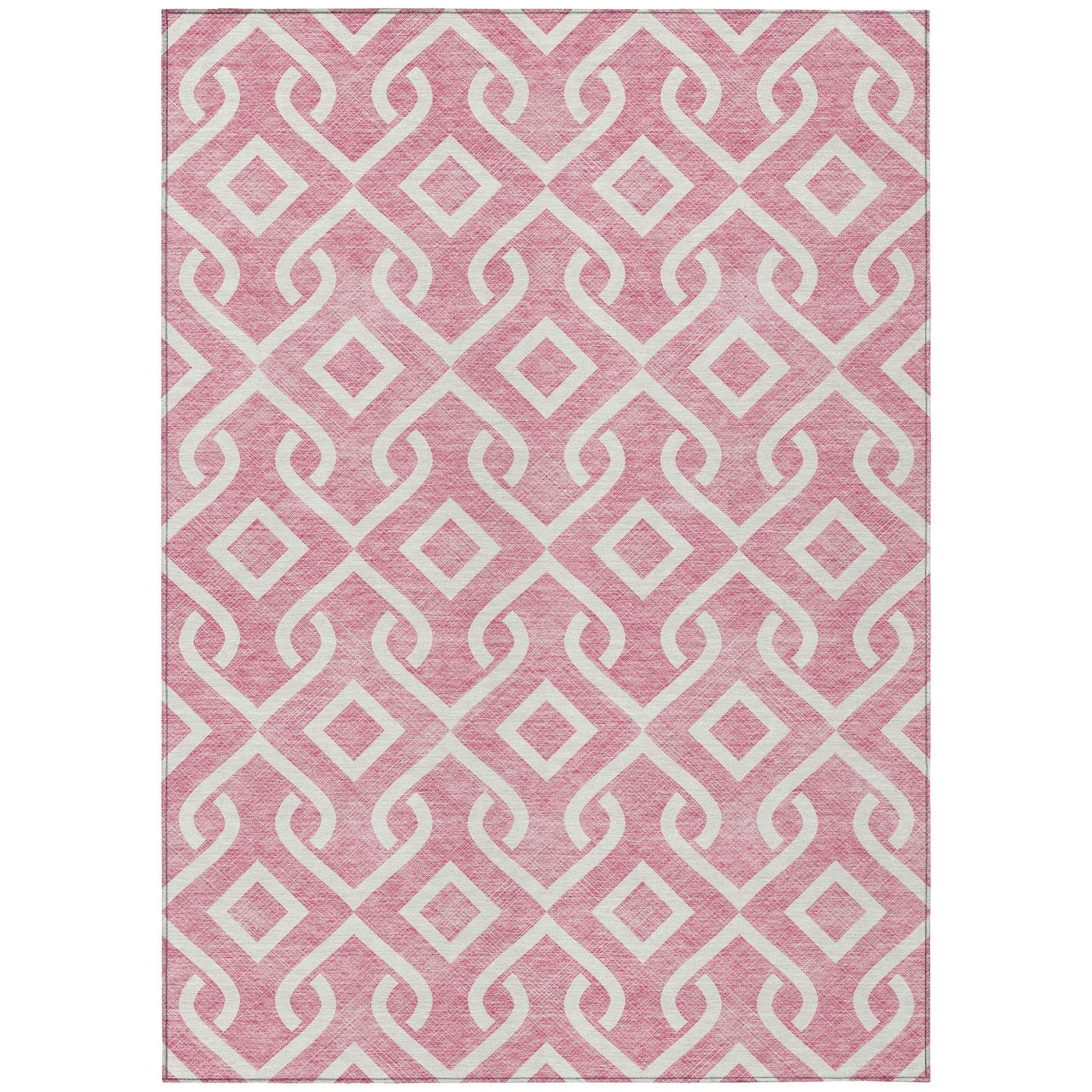 Machine Made ACN621 Blush Pink Rugs #color_blush pink