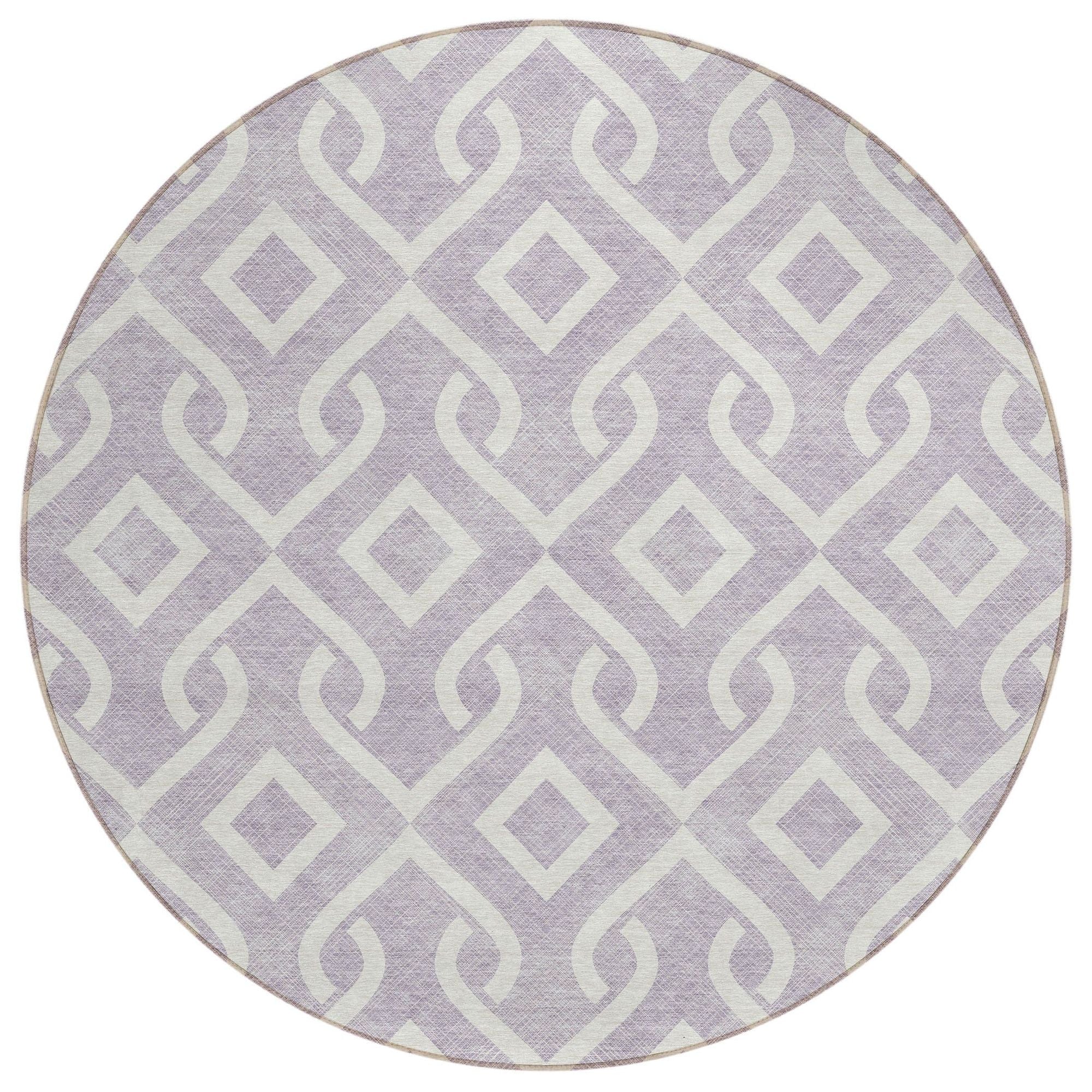 Machine Made ACN621 Lavender Purple Rugs #color_lavender purple