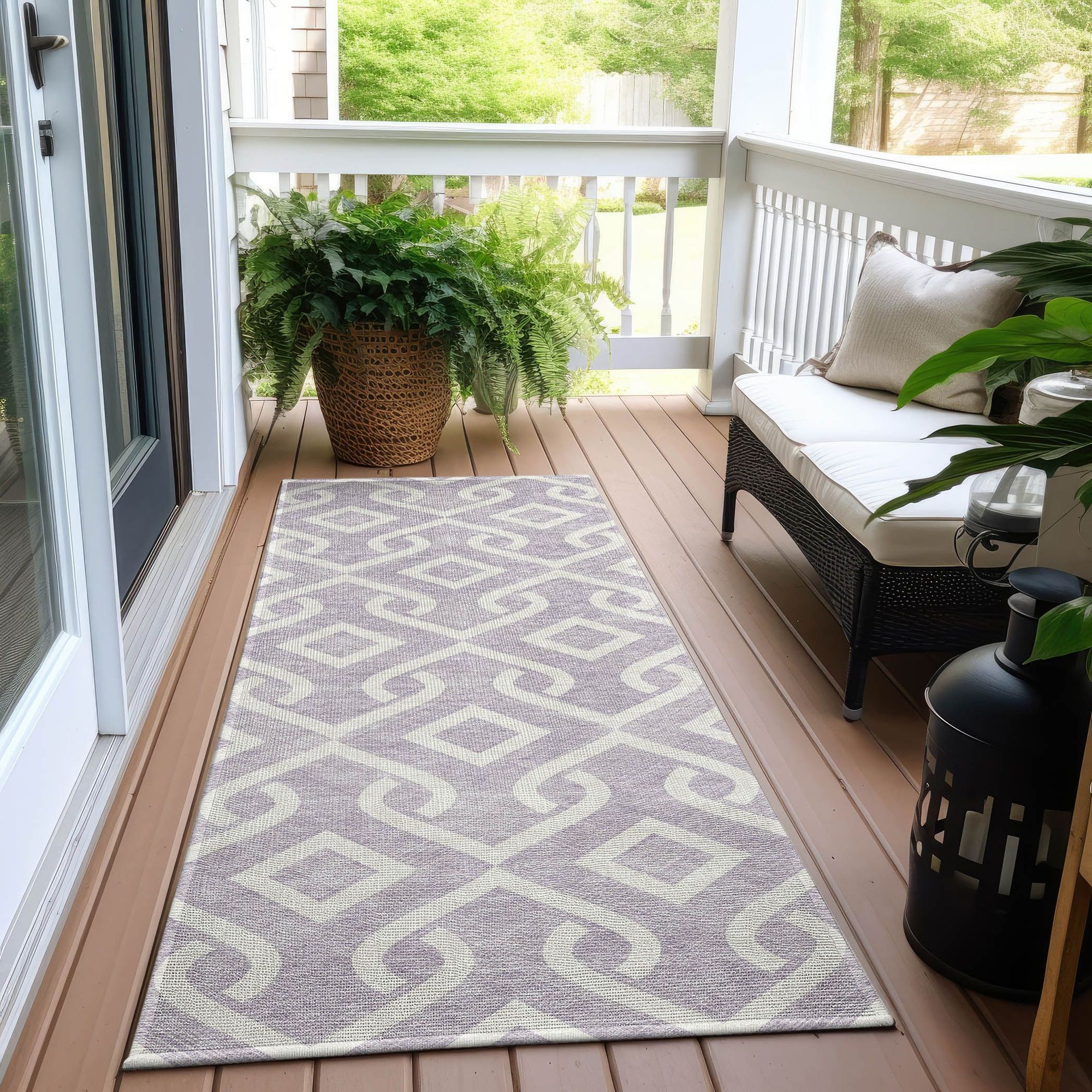 Machine Made ACN621 Lavender Purple Rugs #color_lavender purple