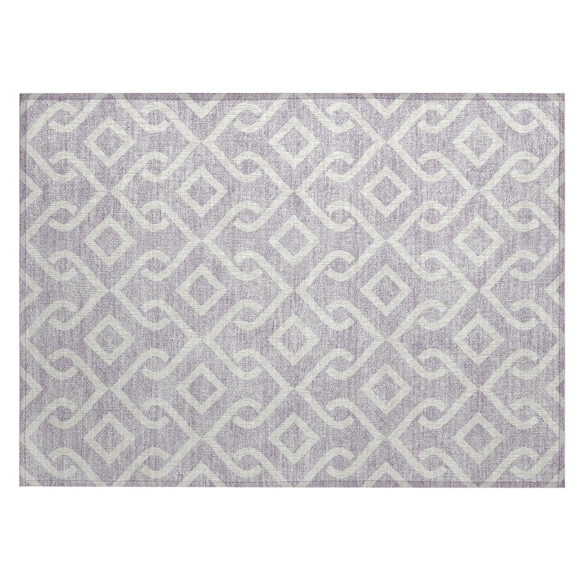 Machine Made ACN621 Lavender Purple Rugs #color_lavender purple