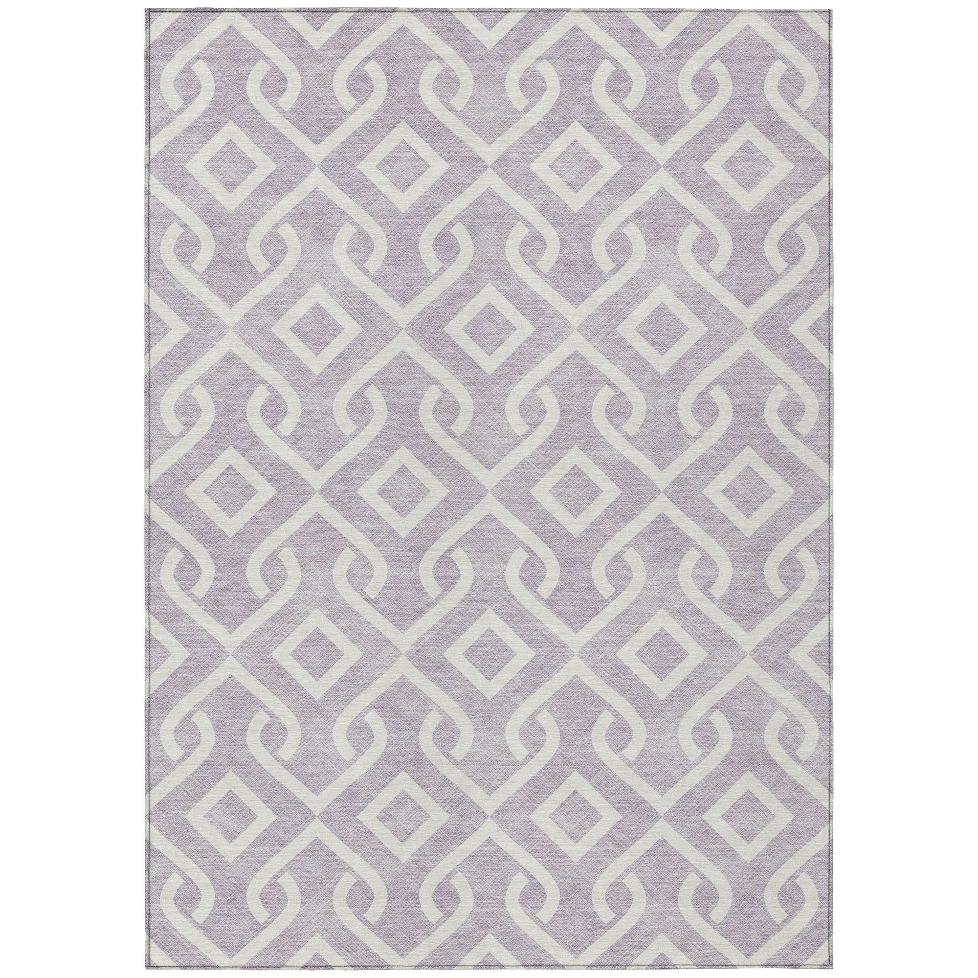 Machine Made ACN621 Lavender Purple Rugs #color_lavender purple