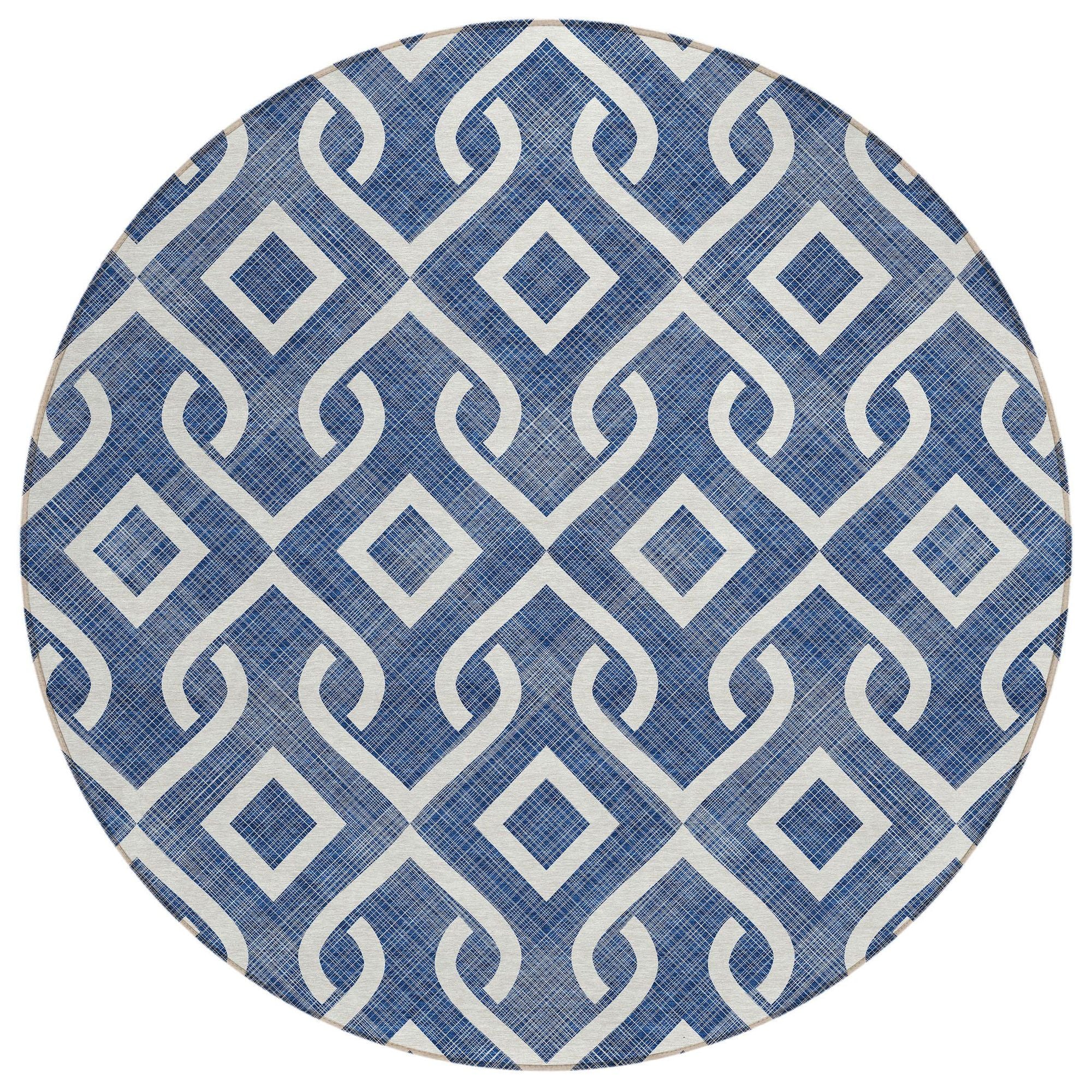 Machine Made ACN621 Navy Blue Rugs #color_navy blue