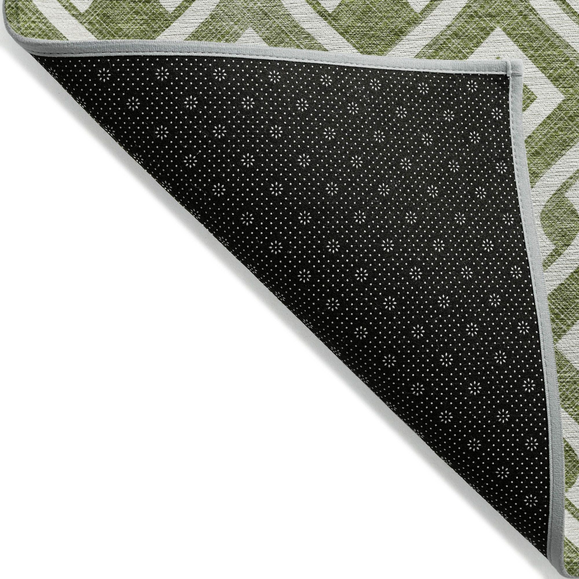 Machine Made ACN621 Olive Green Rugs #color_olive green