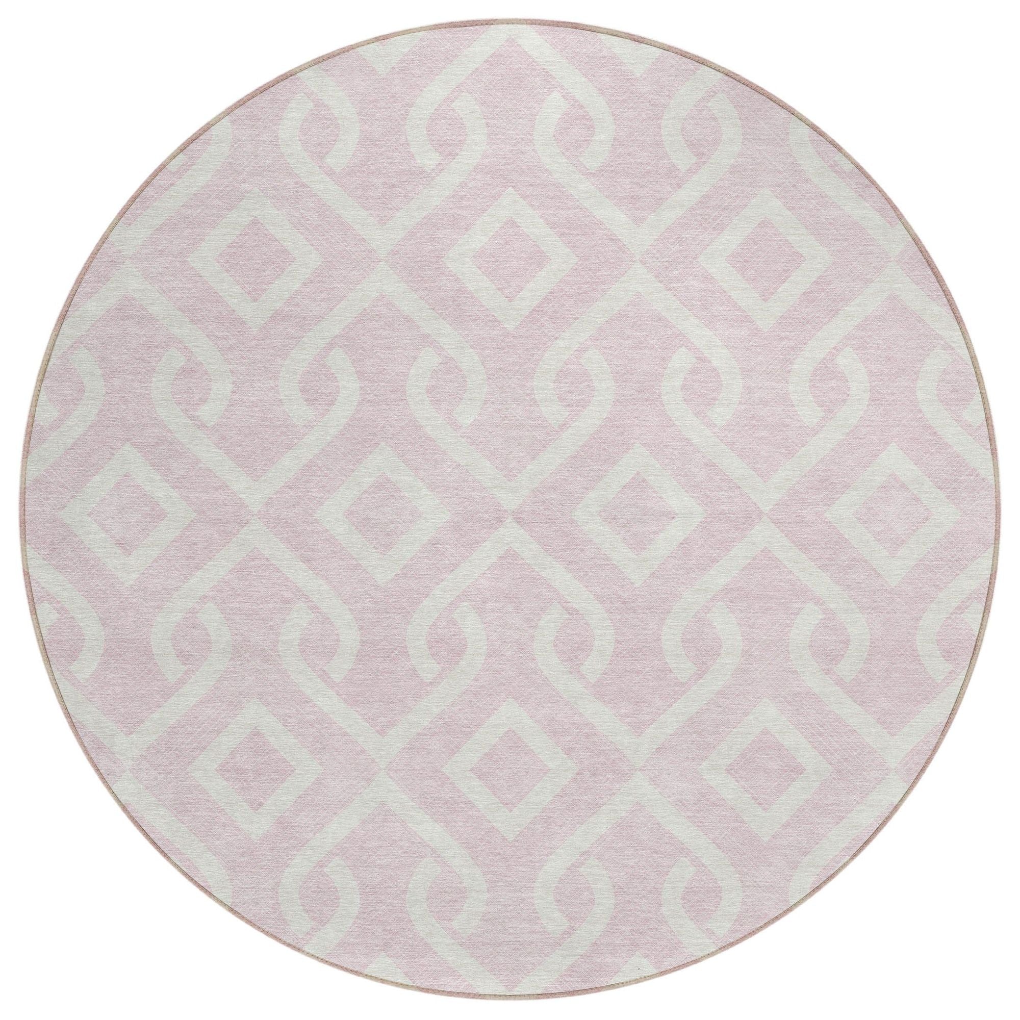 Machine Made ACN621 Pink  Rugs #color_pink 