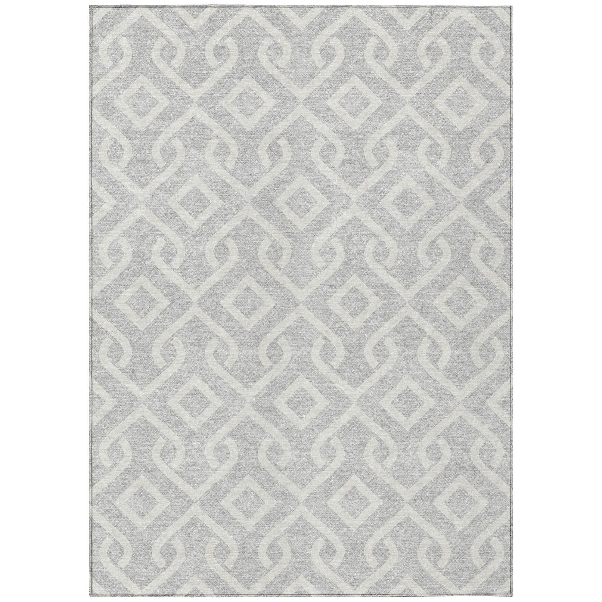 Machine Made ACN621 Silver Gray Rugs #color_silver gray