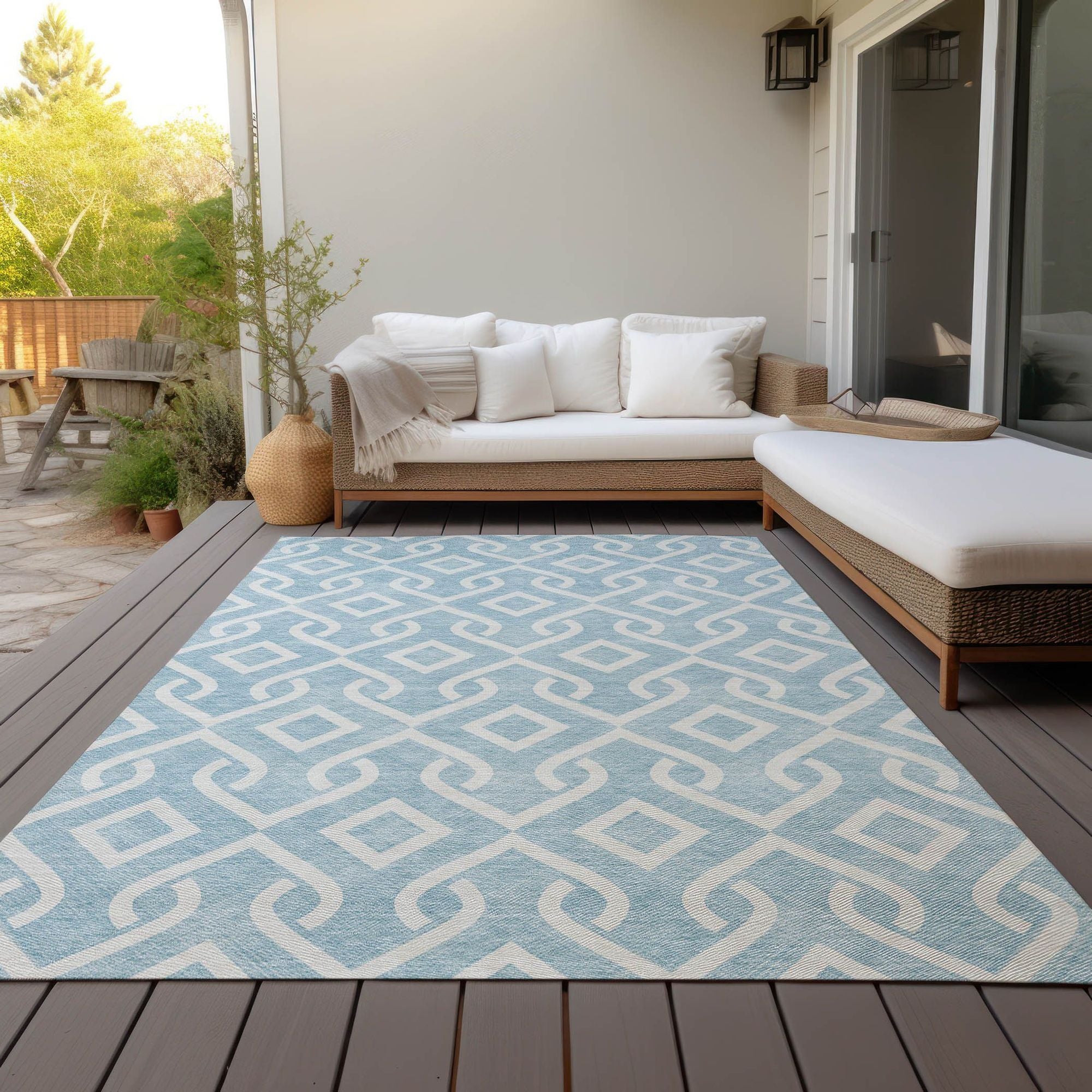 Machine Made ACN621 Sky Blue Rugs #color_sky blue