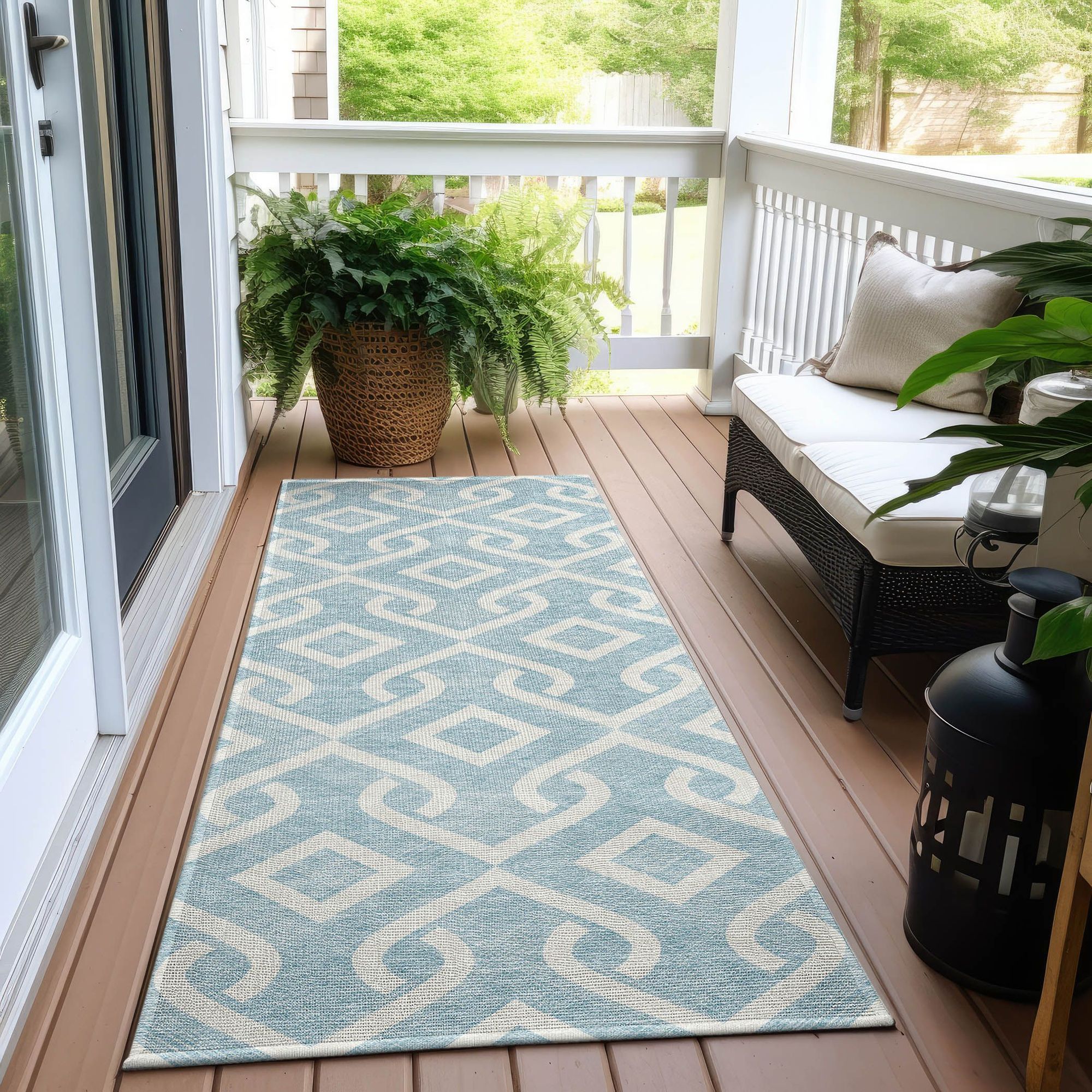 Machine Made ACN621 Sky Blue Rugs #color_sky blue