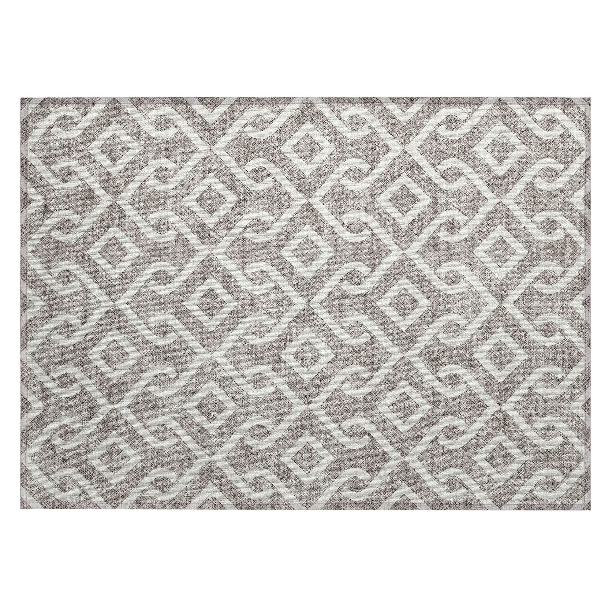 Machine Made ACN621 Taupe Brown Rugs #color_taupe brown