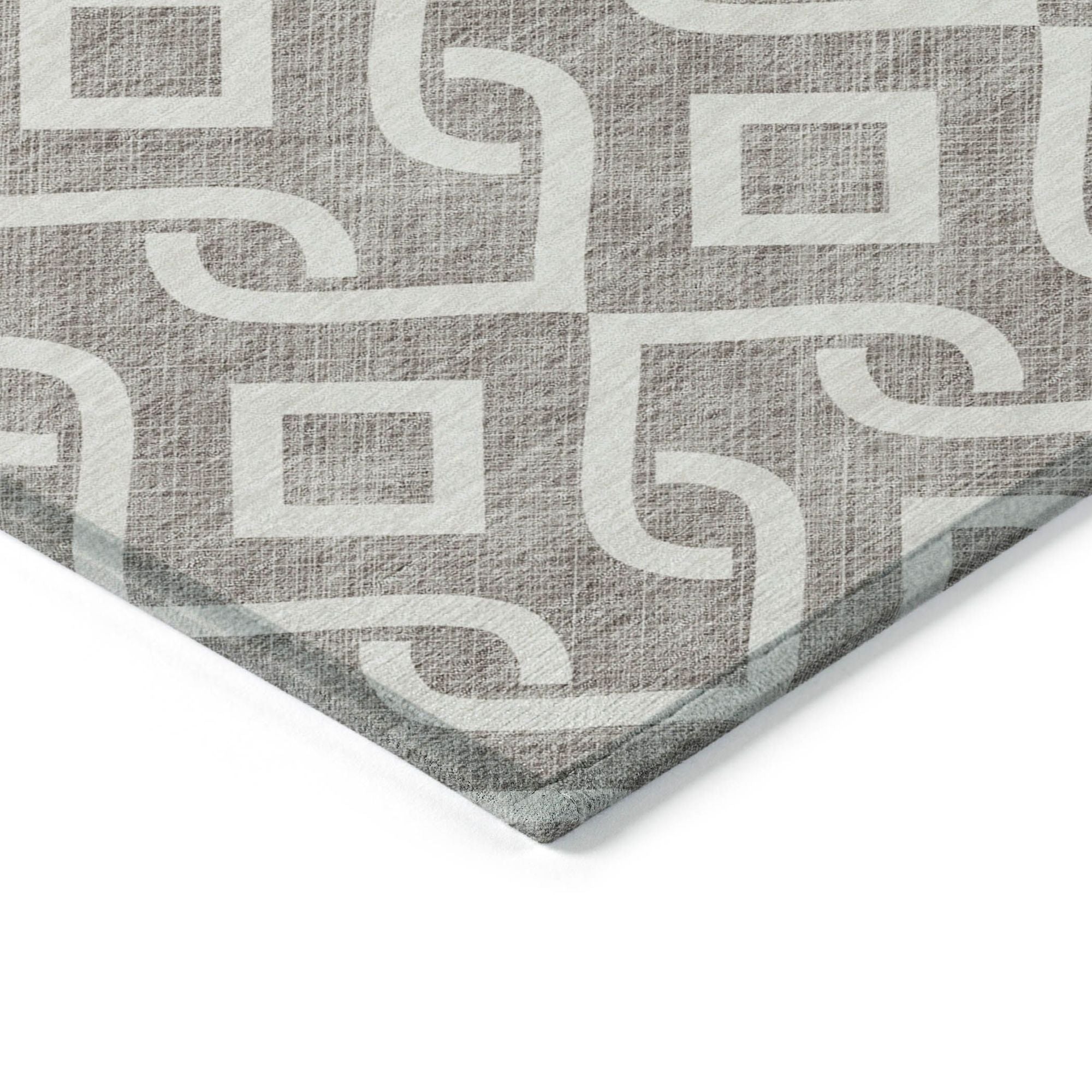 Machine Made ACN621 Taupe Brown Rugs #color_taupe brown