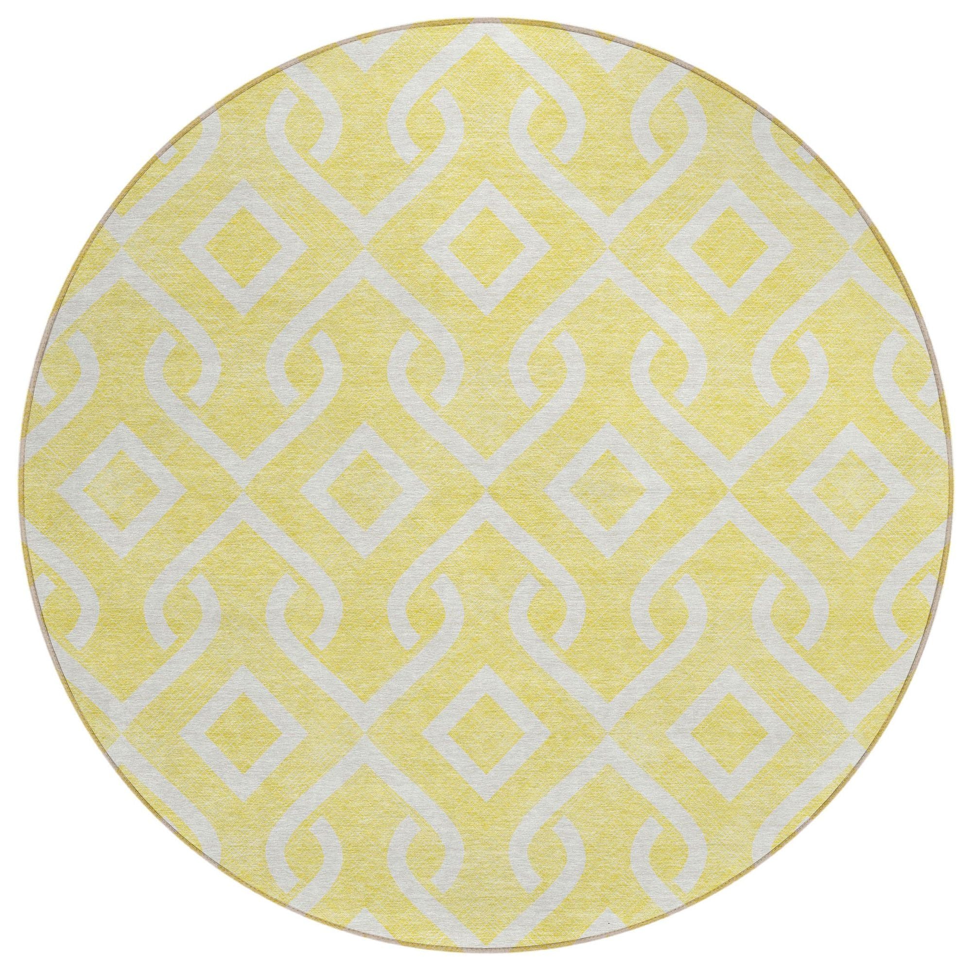 Machine Made ACN621 Yellow Gold Rugs #color_yellow gold