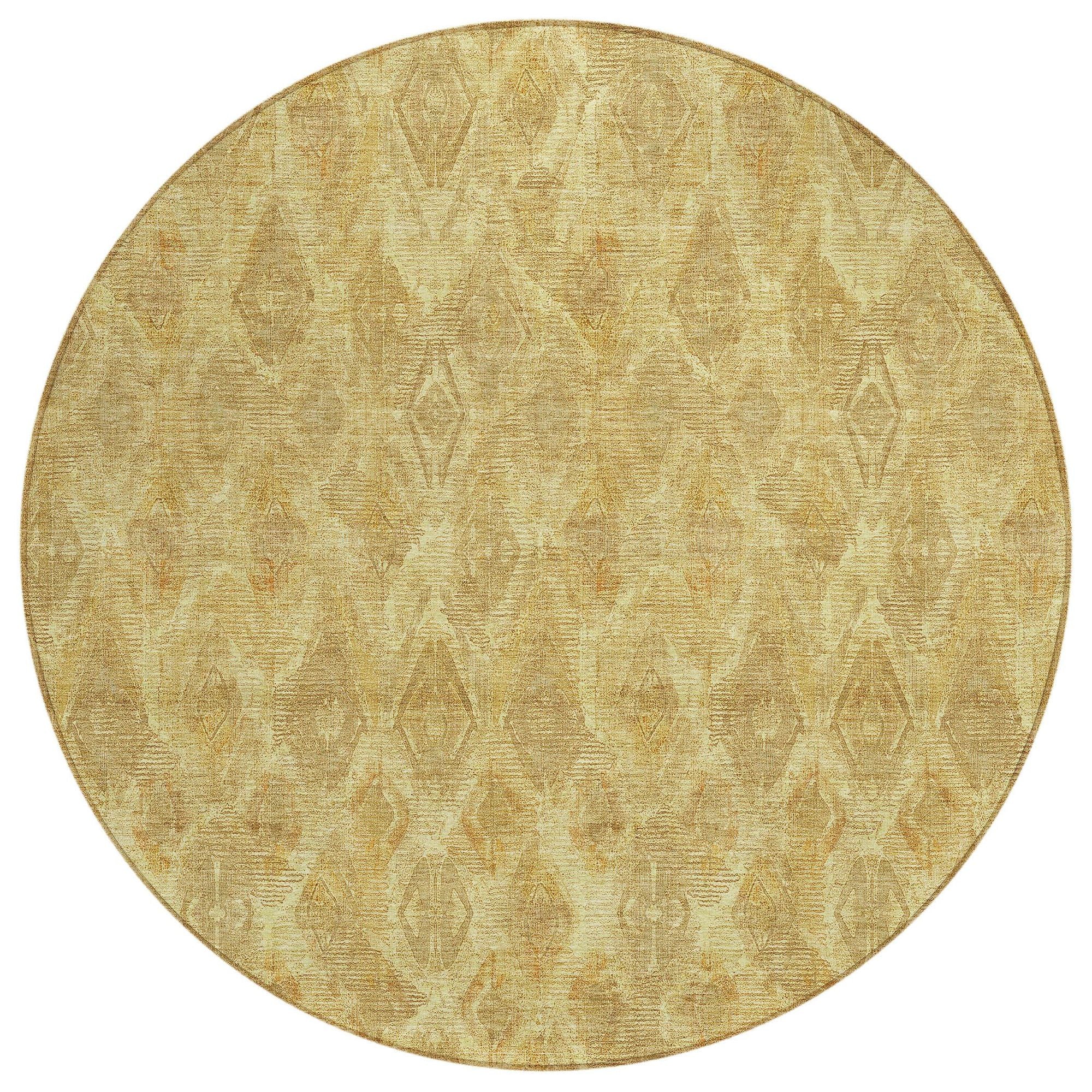 Machine Made ACN622 Gold  Rugs #color_gold 