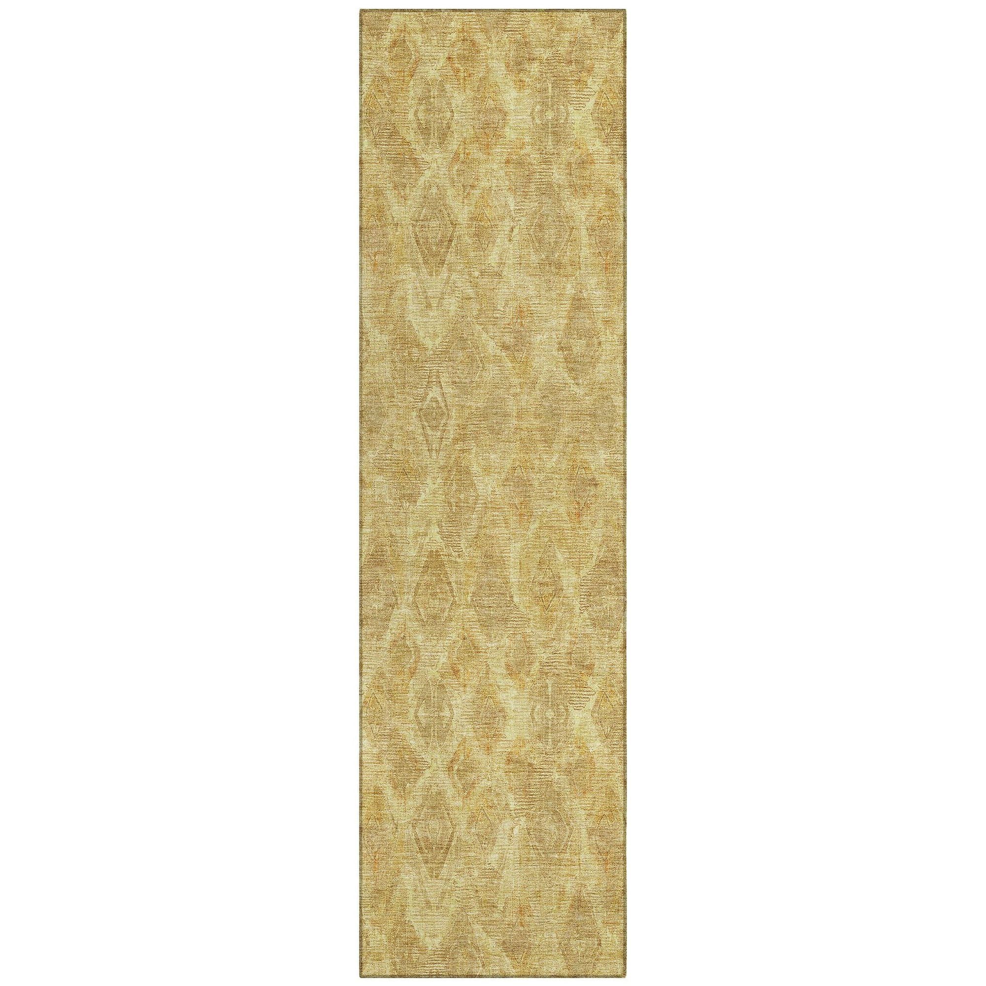 Machine Made ACN622 Gold  Rugs #color_gold 