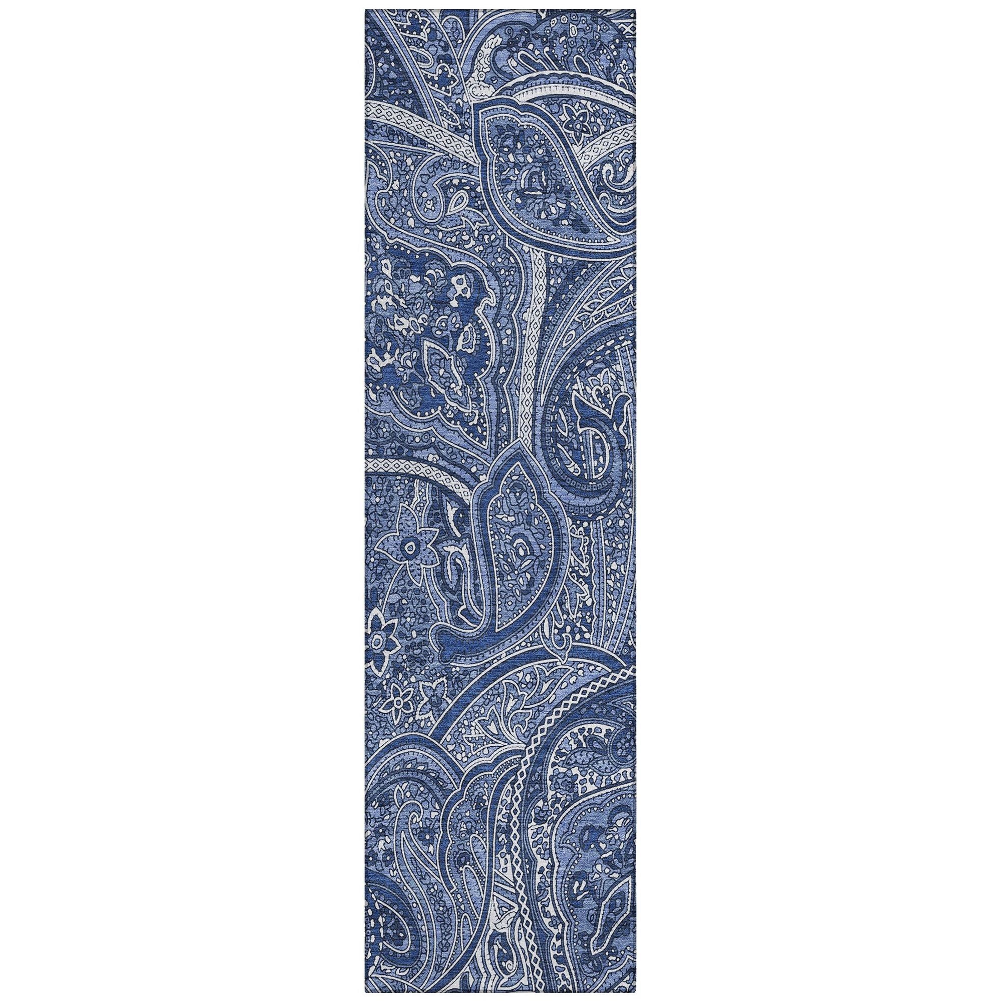 Machine Made ACN623 Navy Blue Rugs #color_navy blue