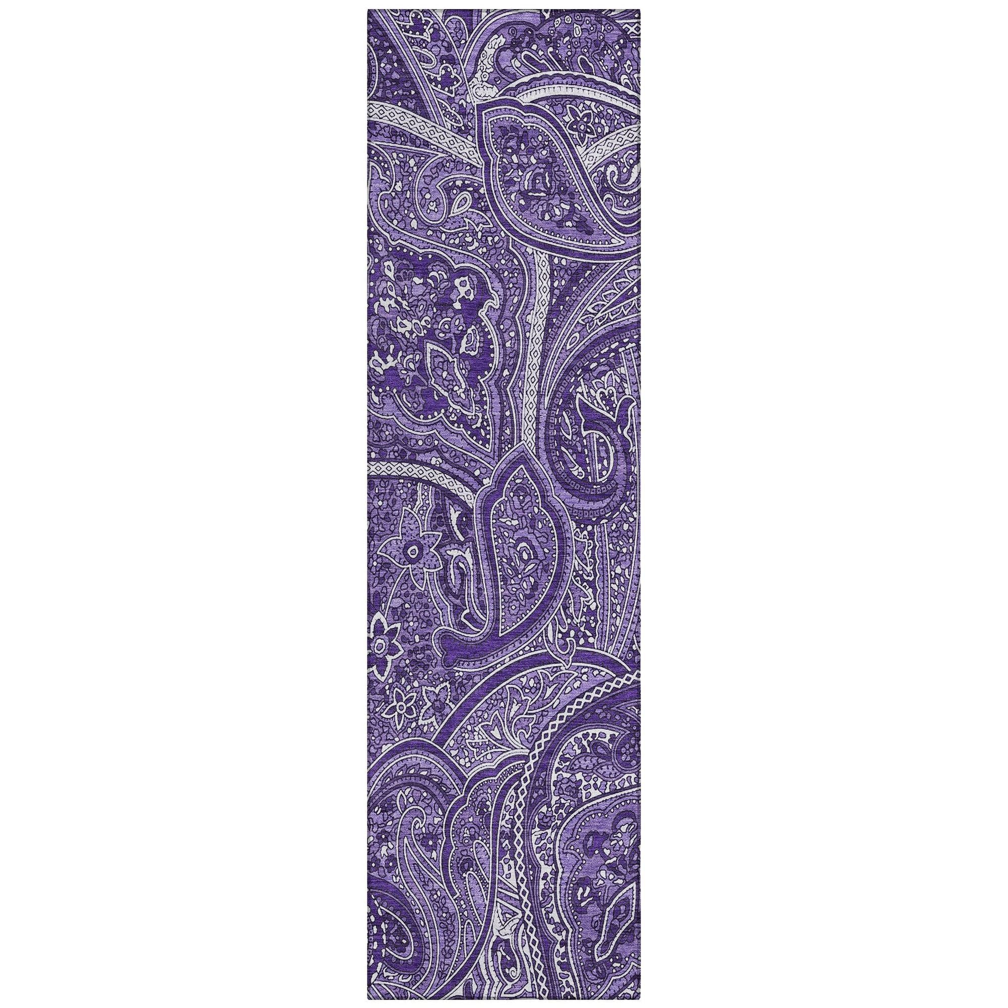 Machine Made ACN623 Purple  Rugs #color_purple 