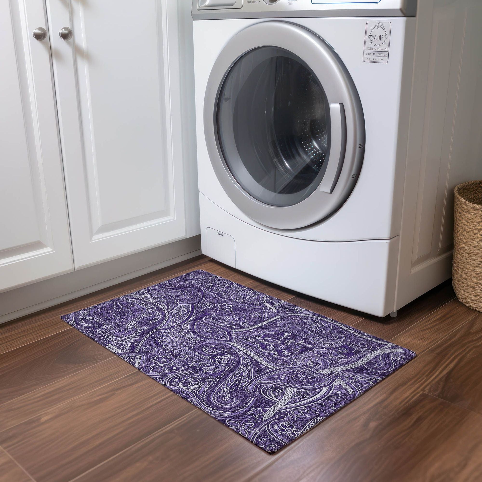 Machine Made ACN623 Purple  Rugs #color_purple 