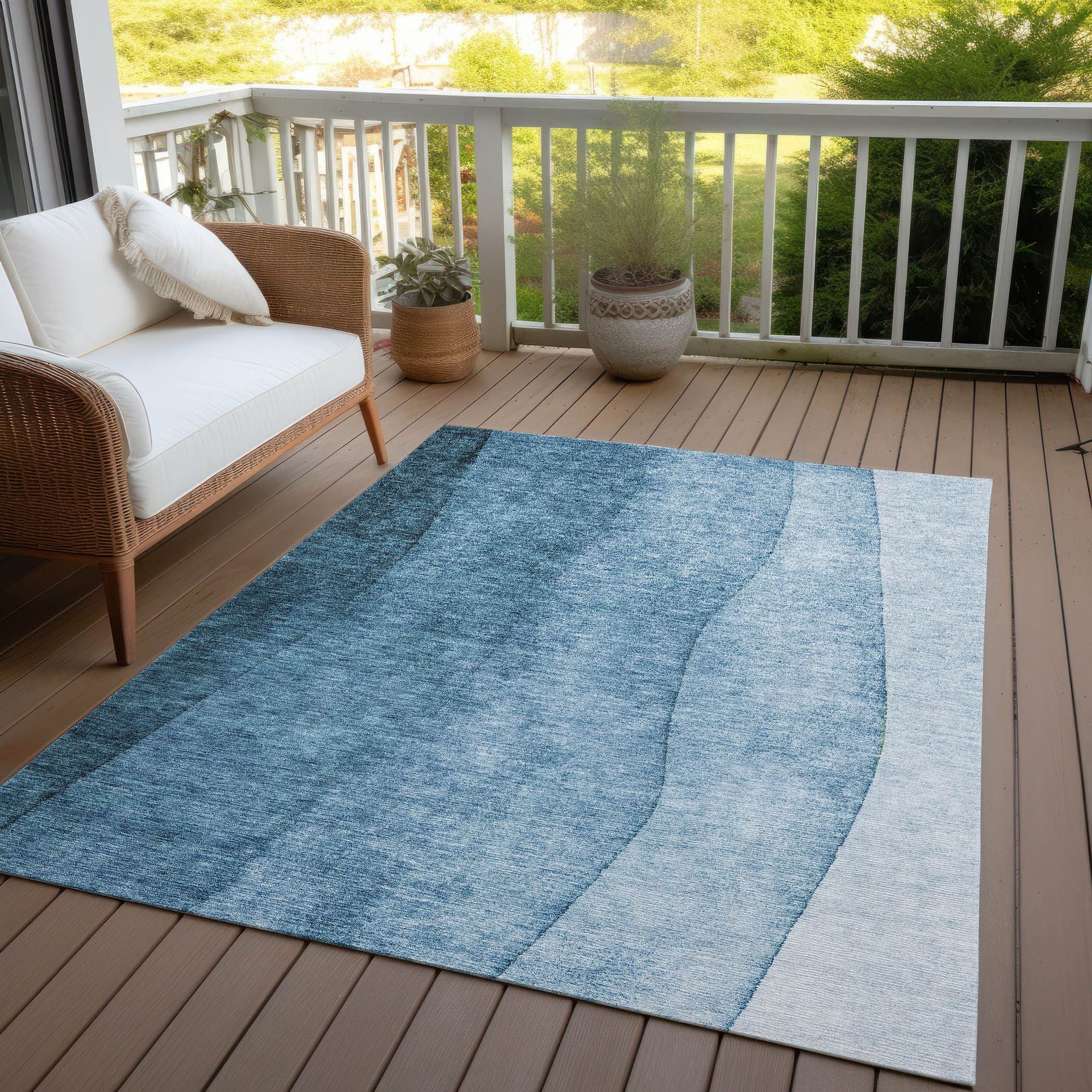 Machine Made ACN625 Blue  Rugs #color_blue 