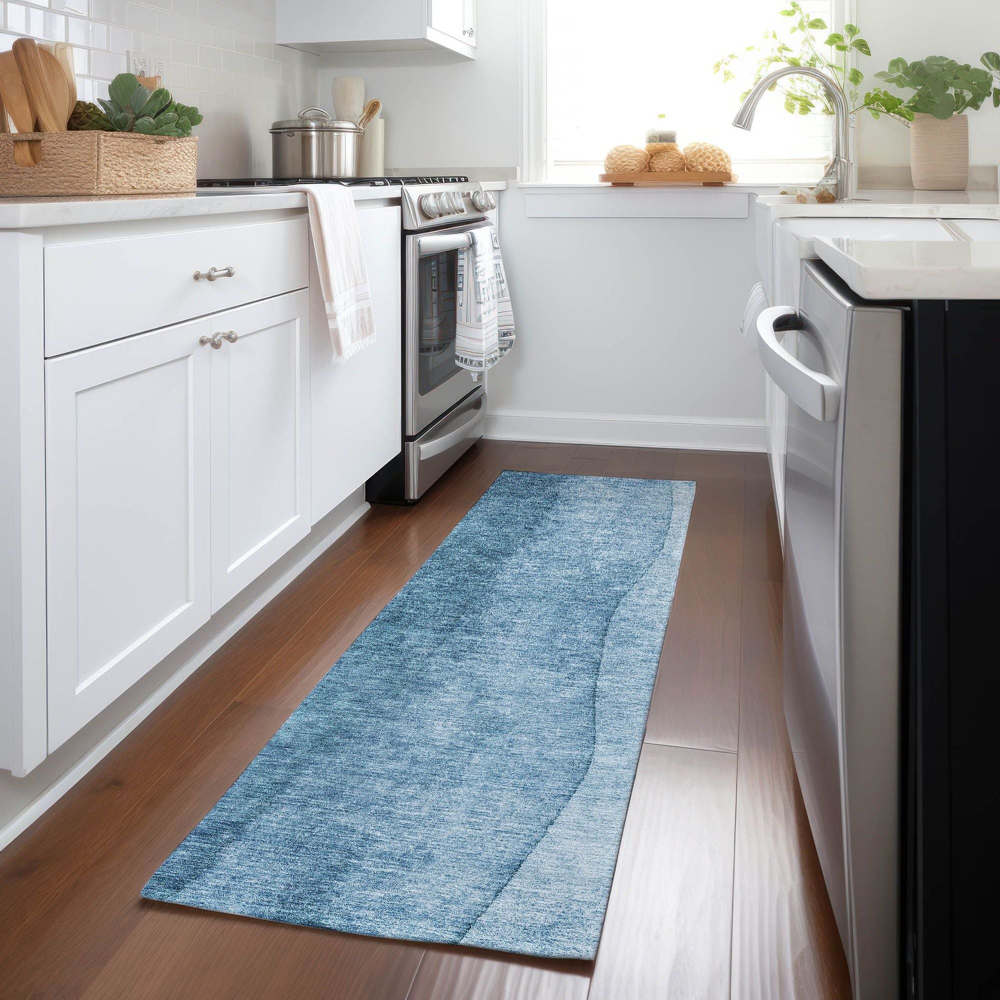 Machine Made ACN625 Blue  Rugs #color_blue 