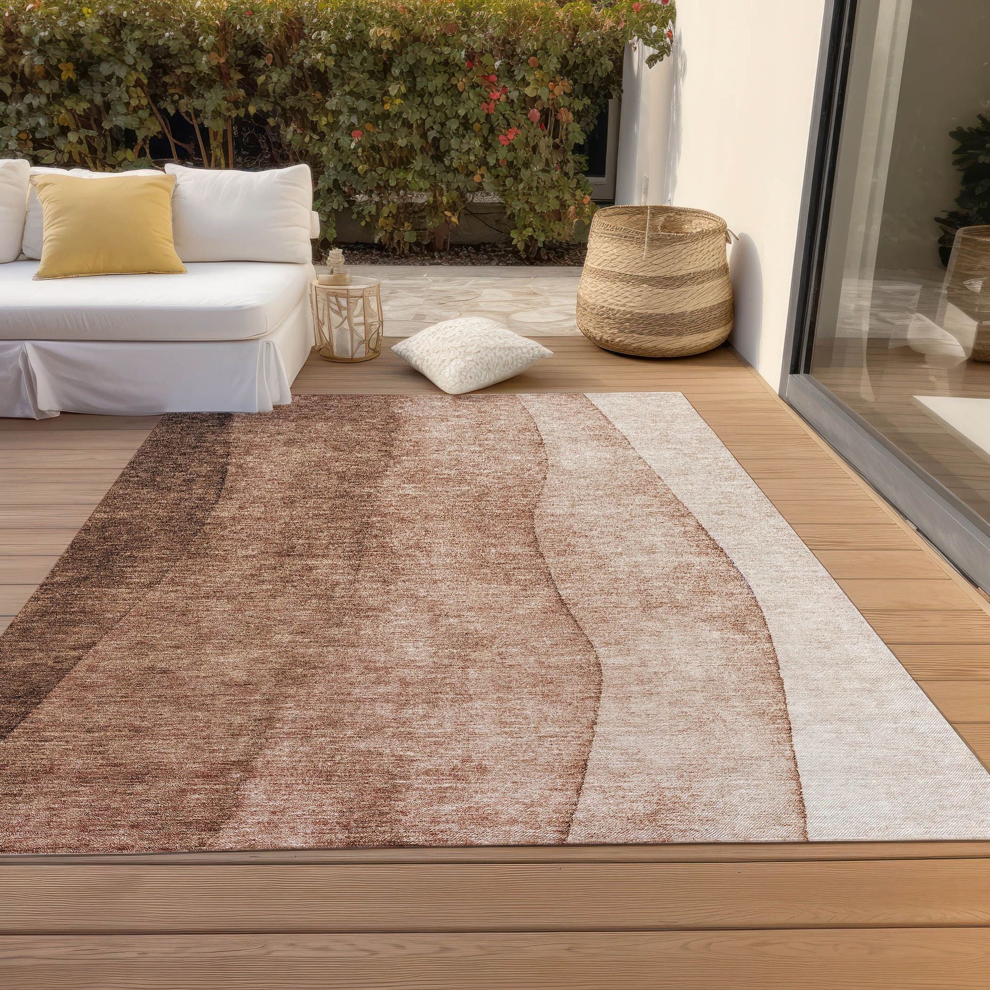 Machine Made ACN625 Brown  Rugs #color_brown 