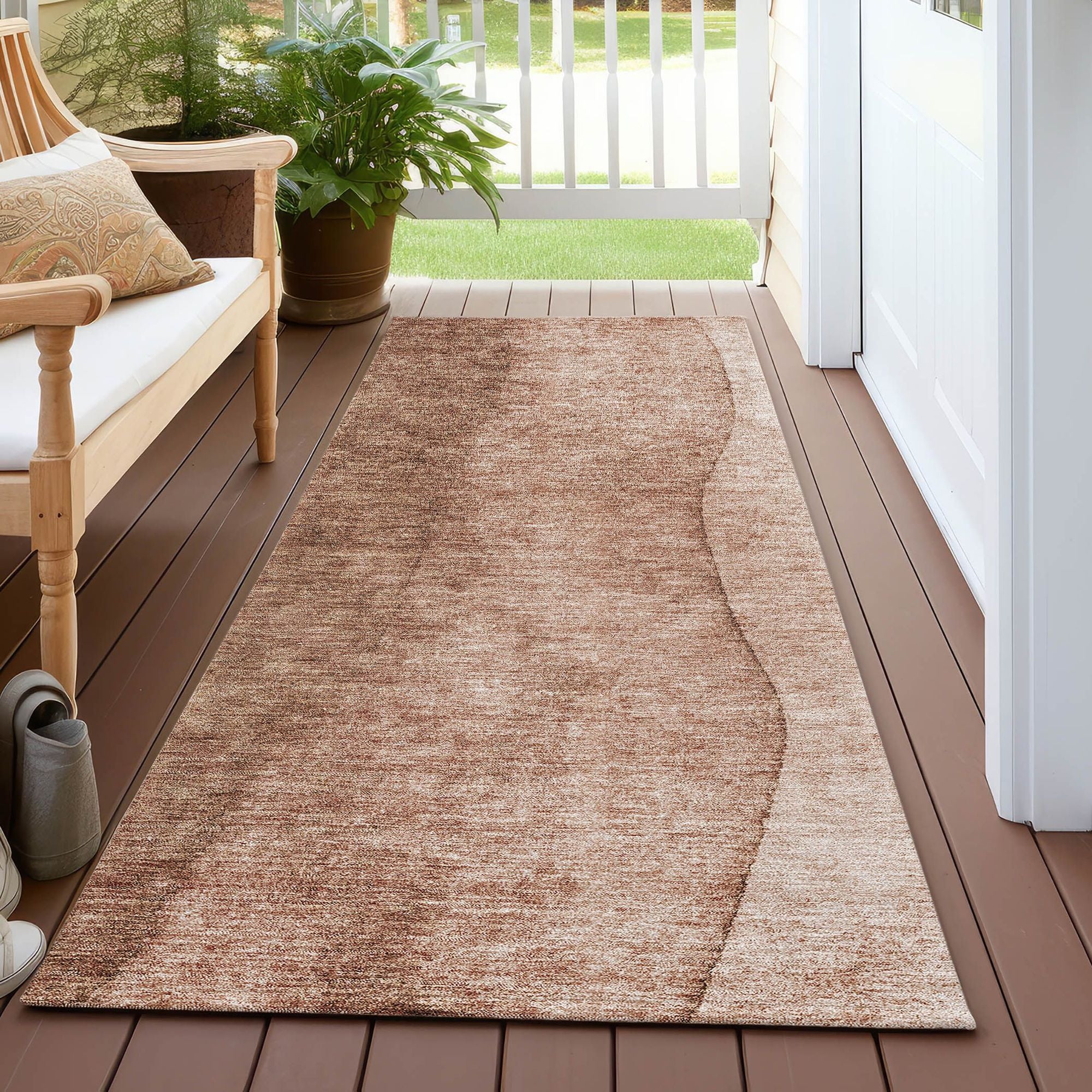 Machine Made ACN625 Brown  Rugs #color_brown 