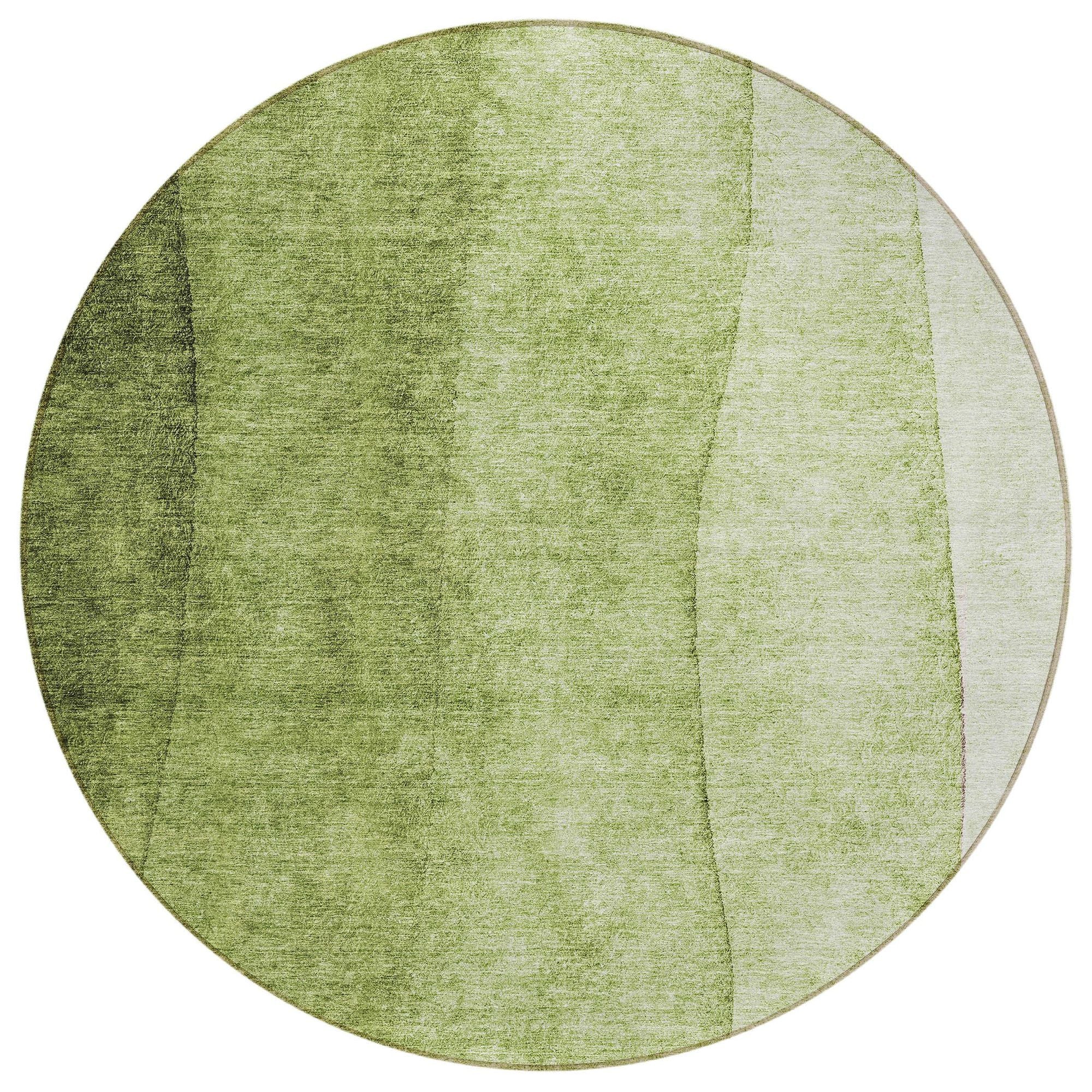 Machine Made ACN625 Olive Green Rugs #color_olive green