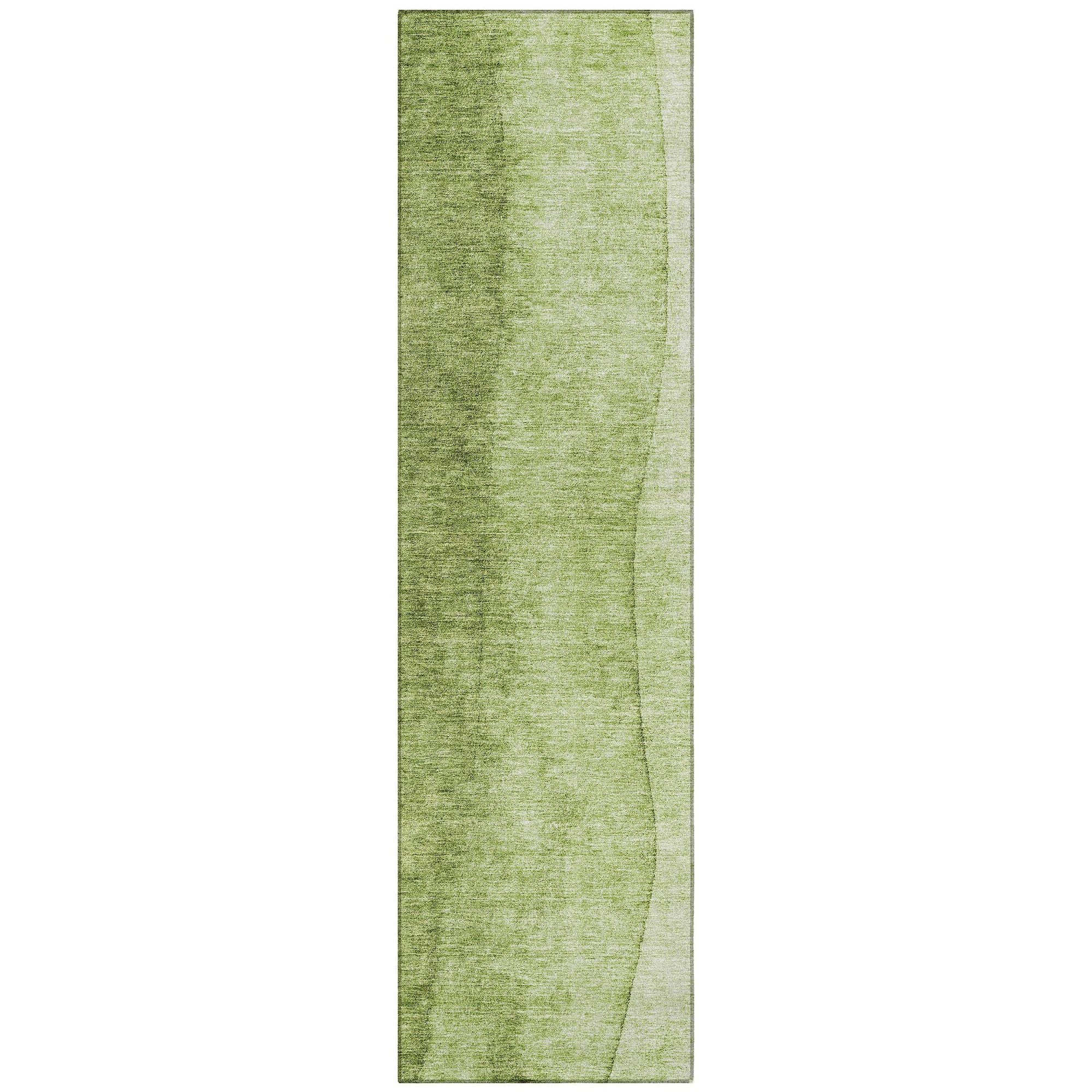 Machine Made ACN625 Olive Green Rugs #color_olive green