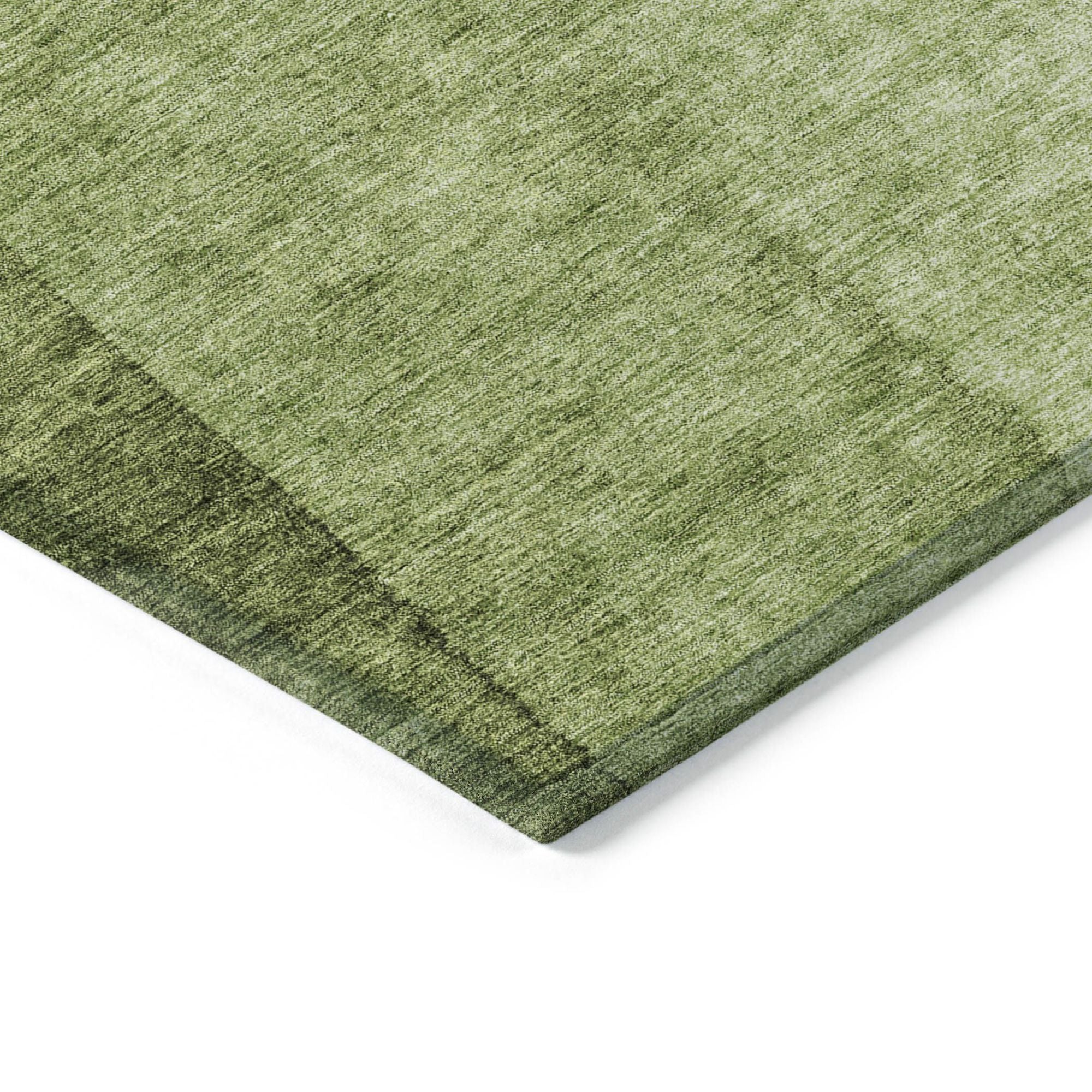 Machine Made ACN625 Olive Green Rugs #color_olive green