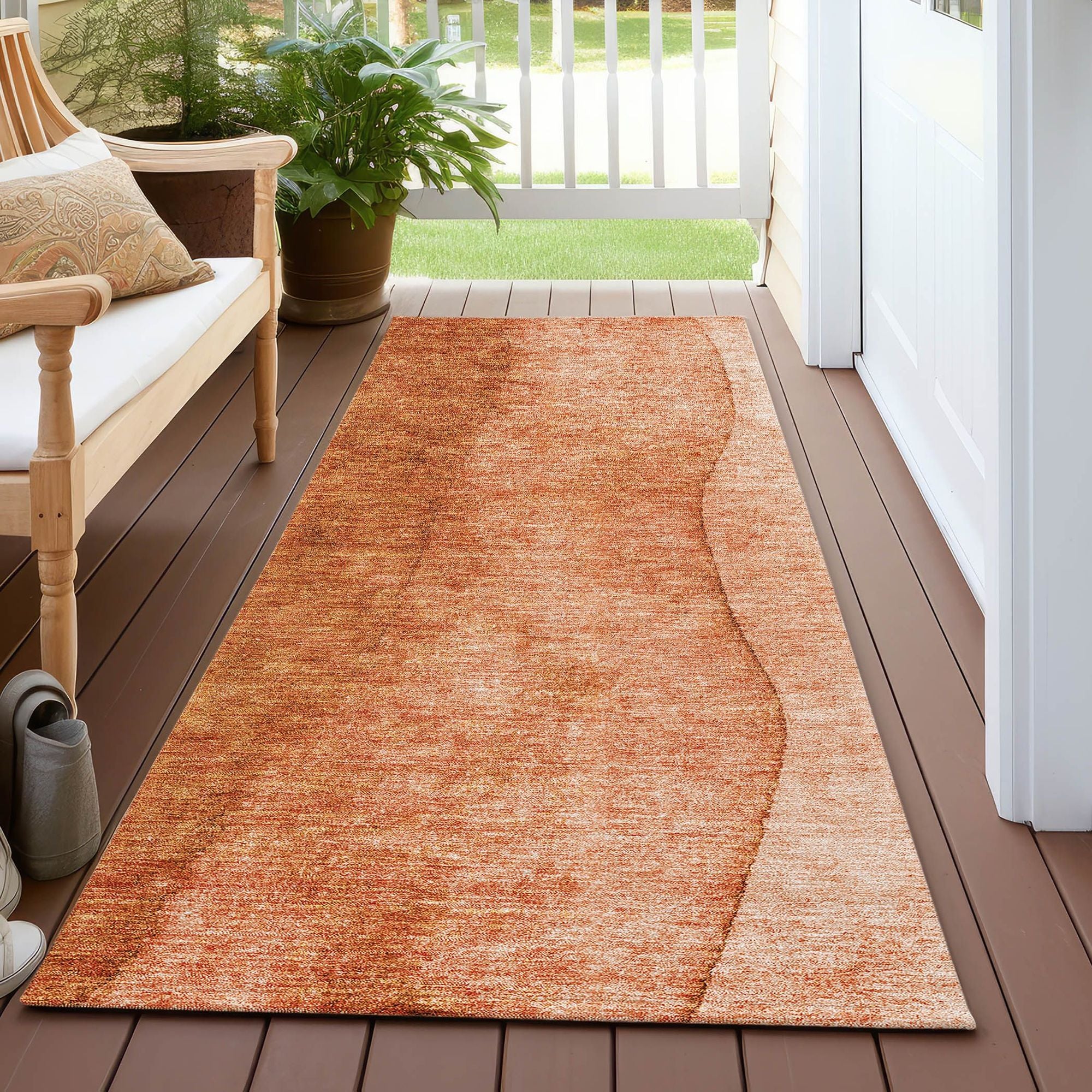 Machine Made ACN625 Paprika Orange Rugs #color_paprika orange