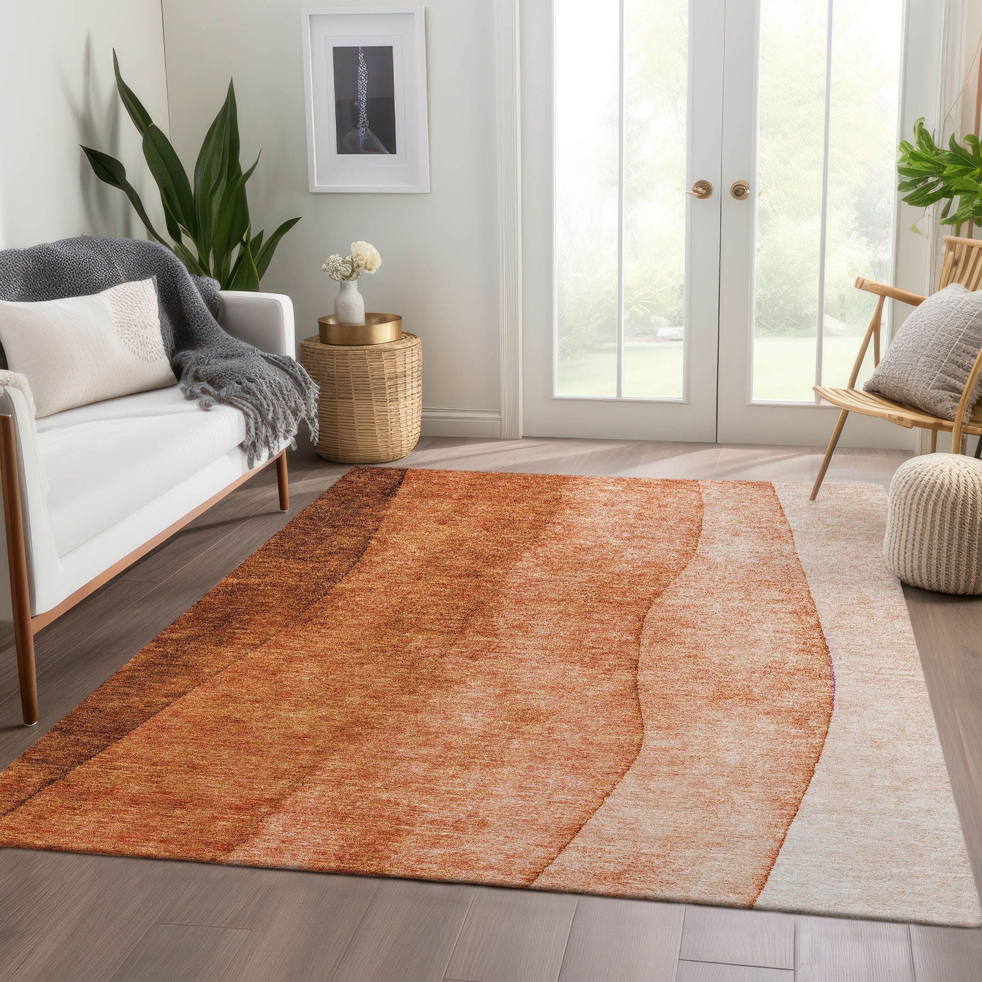 Machine Made ACN625 Paprika Orange Rugs #color_paprika orange