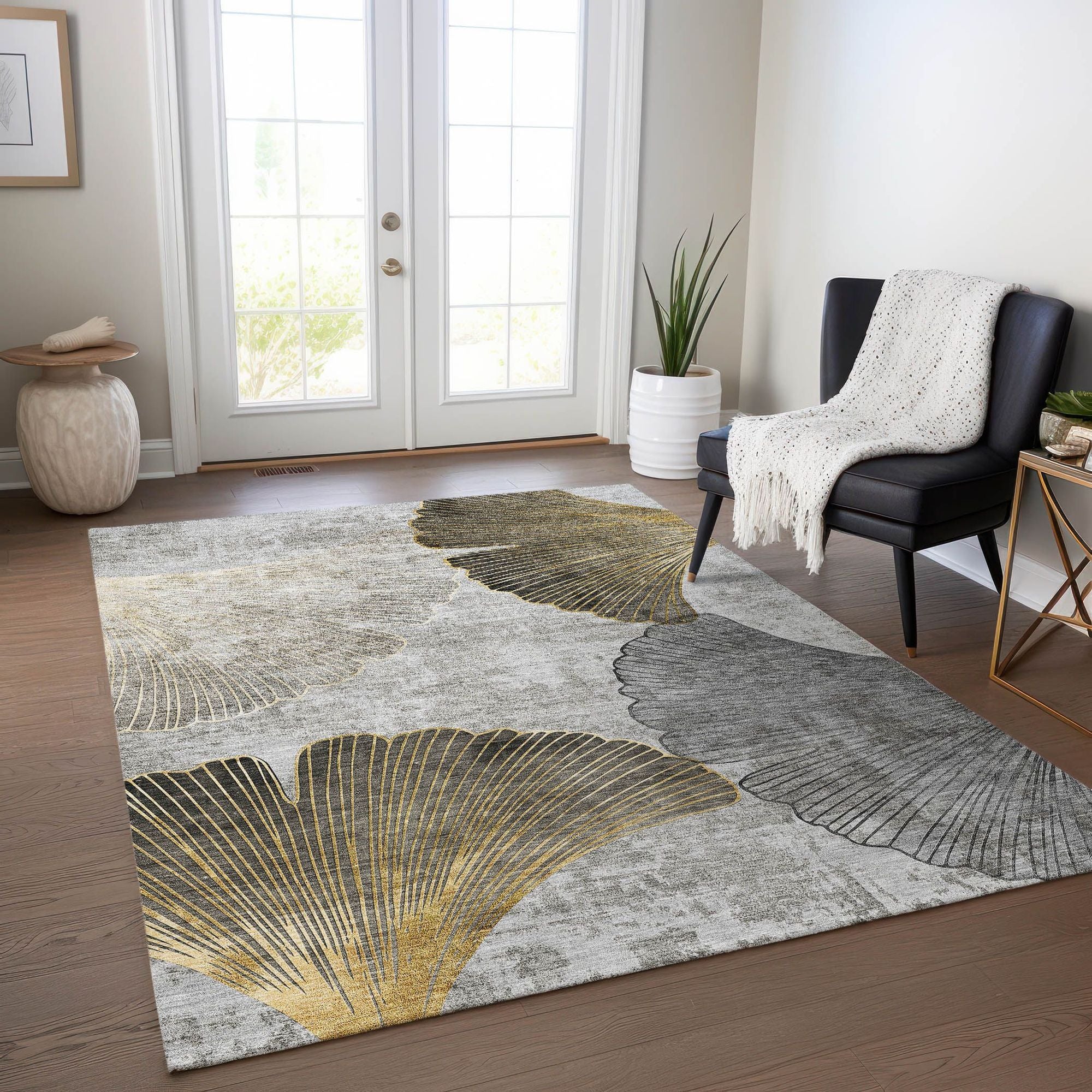 Machine Made ACN626 Gray  Rugs #color_gray 