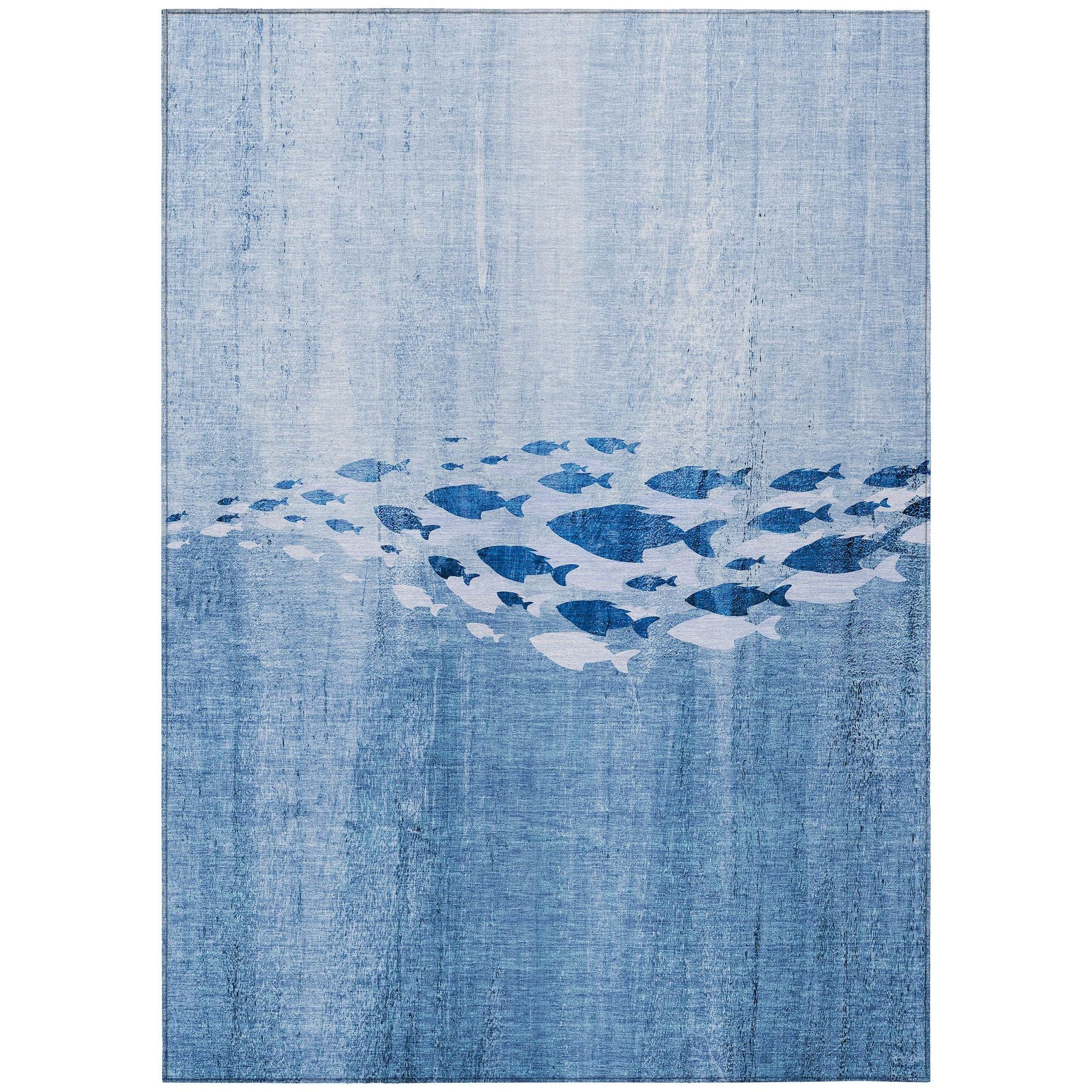 Machine Made ACN627 Blue  Rugs #color_blue 