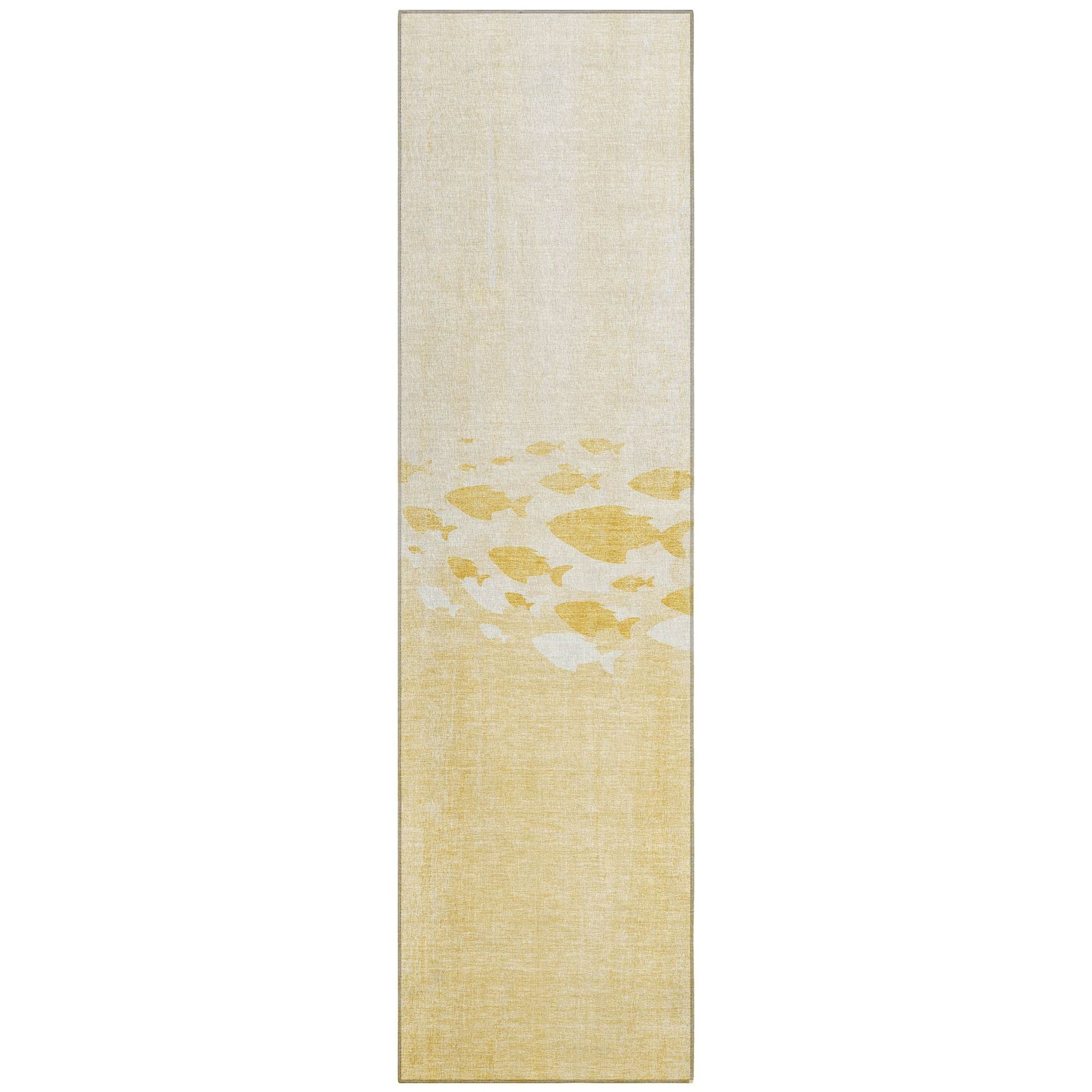 Machine Made ACN627 Gold  Rugs #color_gold 