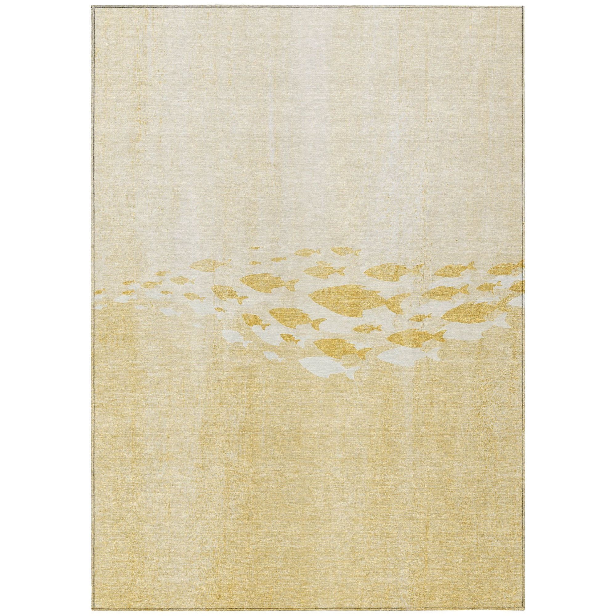 Machine Made ACN627 Gold  Rugs #color_gold 