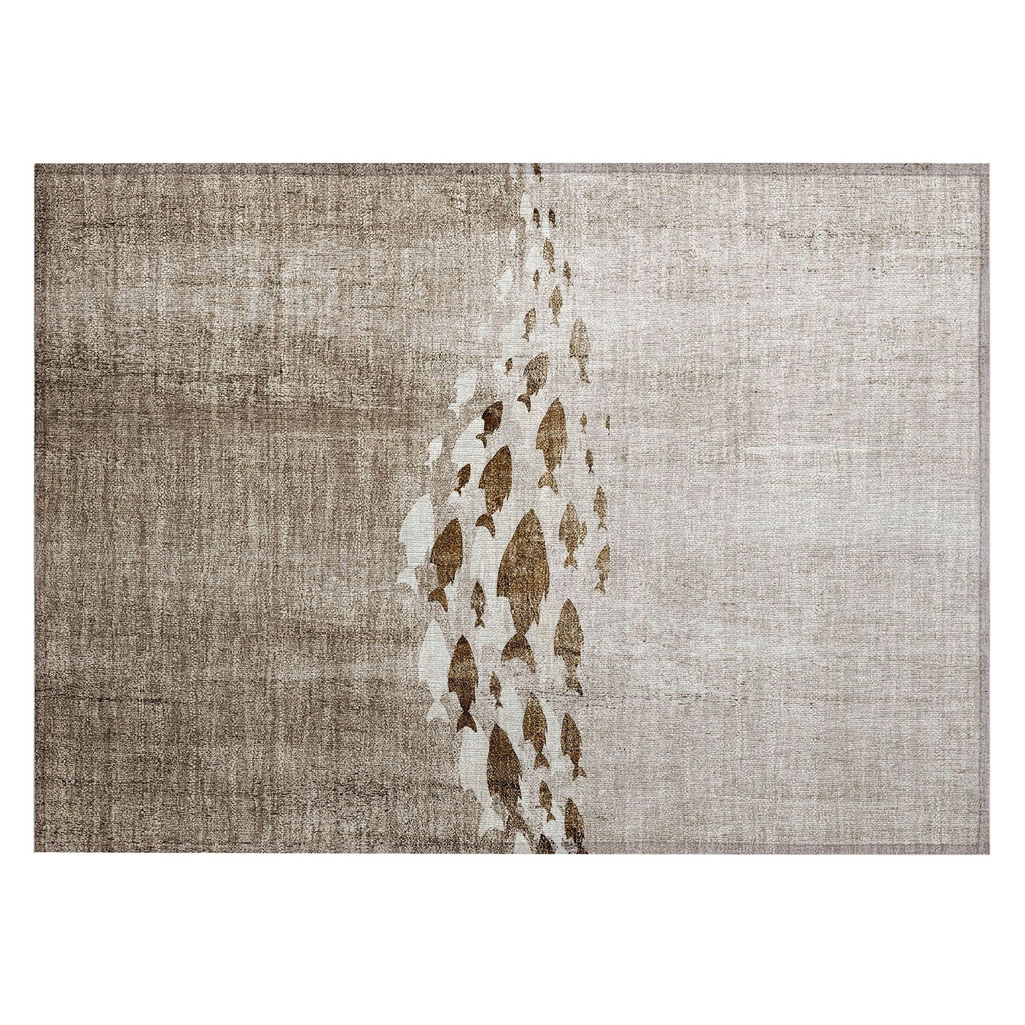 Machine Made ACN627 Taupe Brown Rugs #color_taupe brown