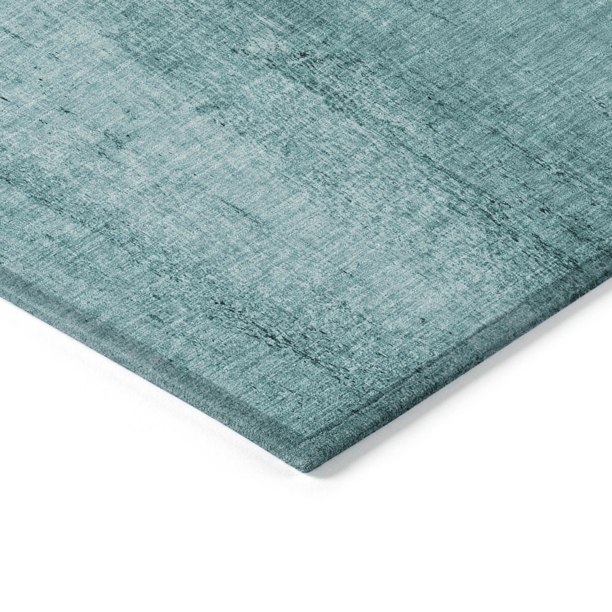 Machine Made ACN627 Teal  Rugs #color_teal 