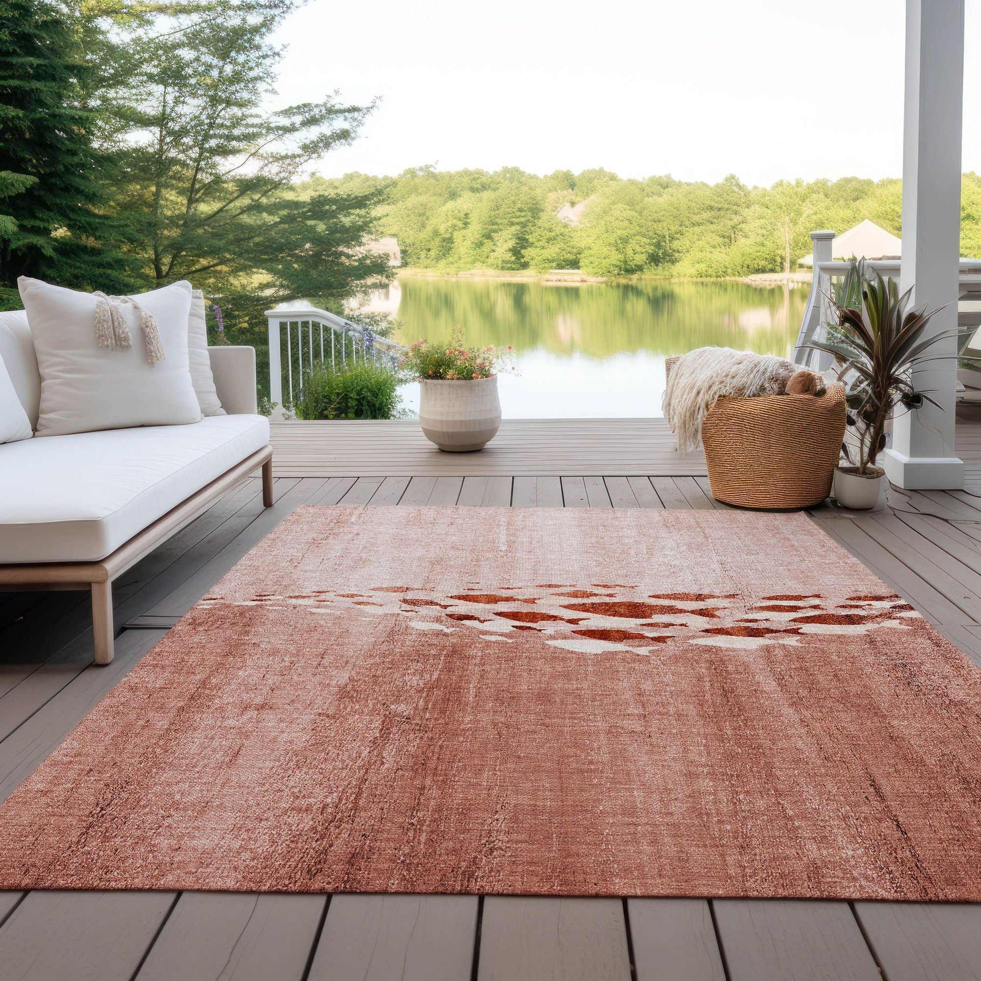 Machine Made ACN627 Terracotta Orange Rugs #color_terracotta orange