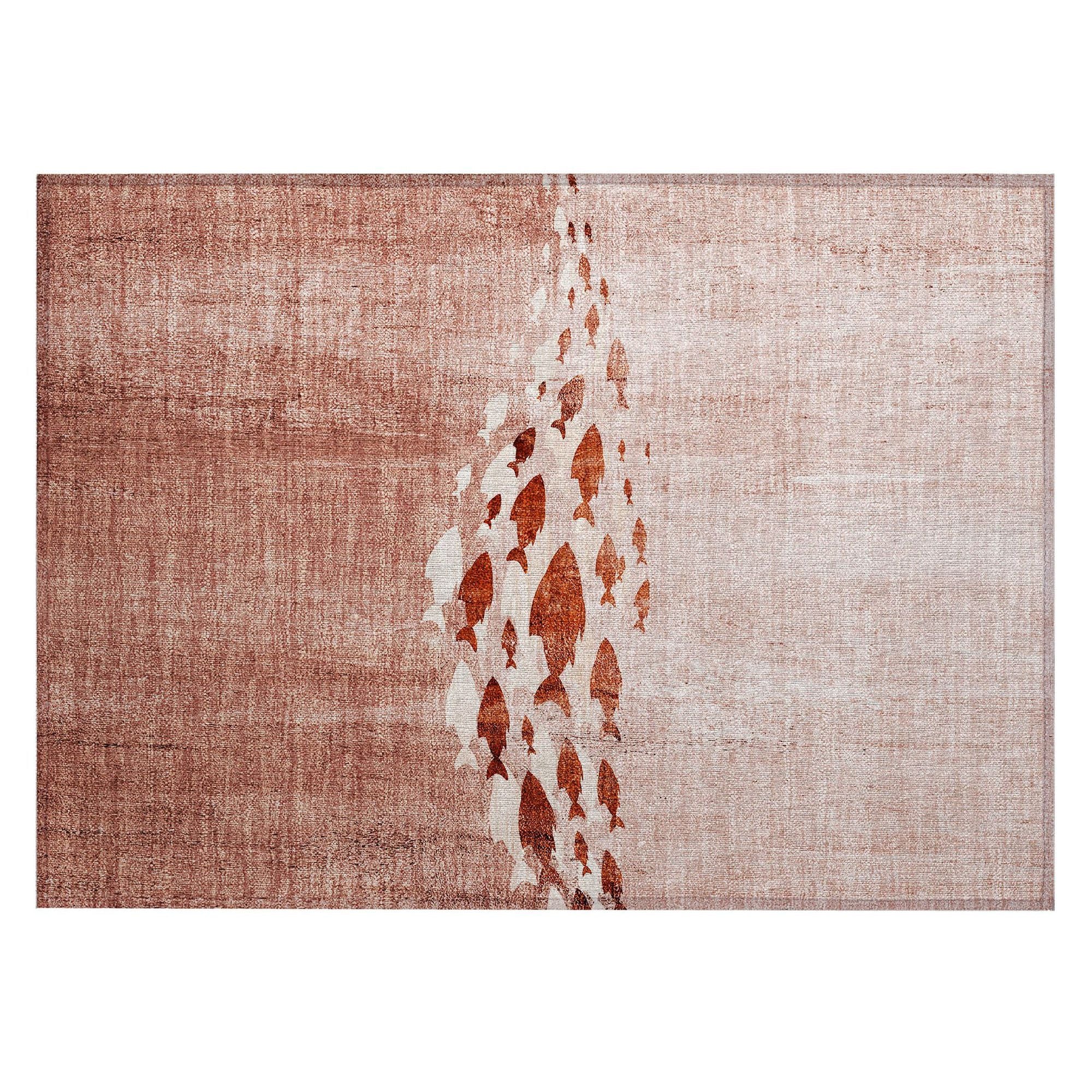 Machine Made ACN627 Terracotta Orange Rugs #color_terracotta orange