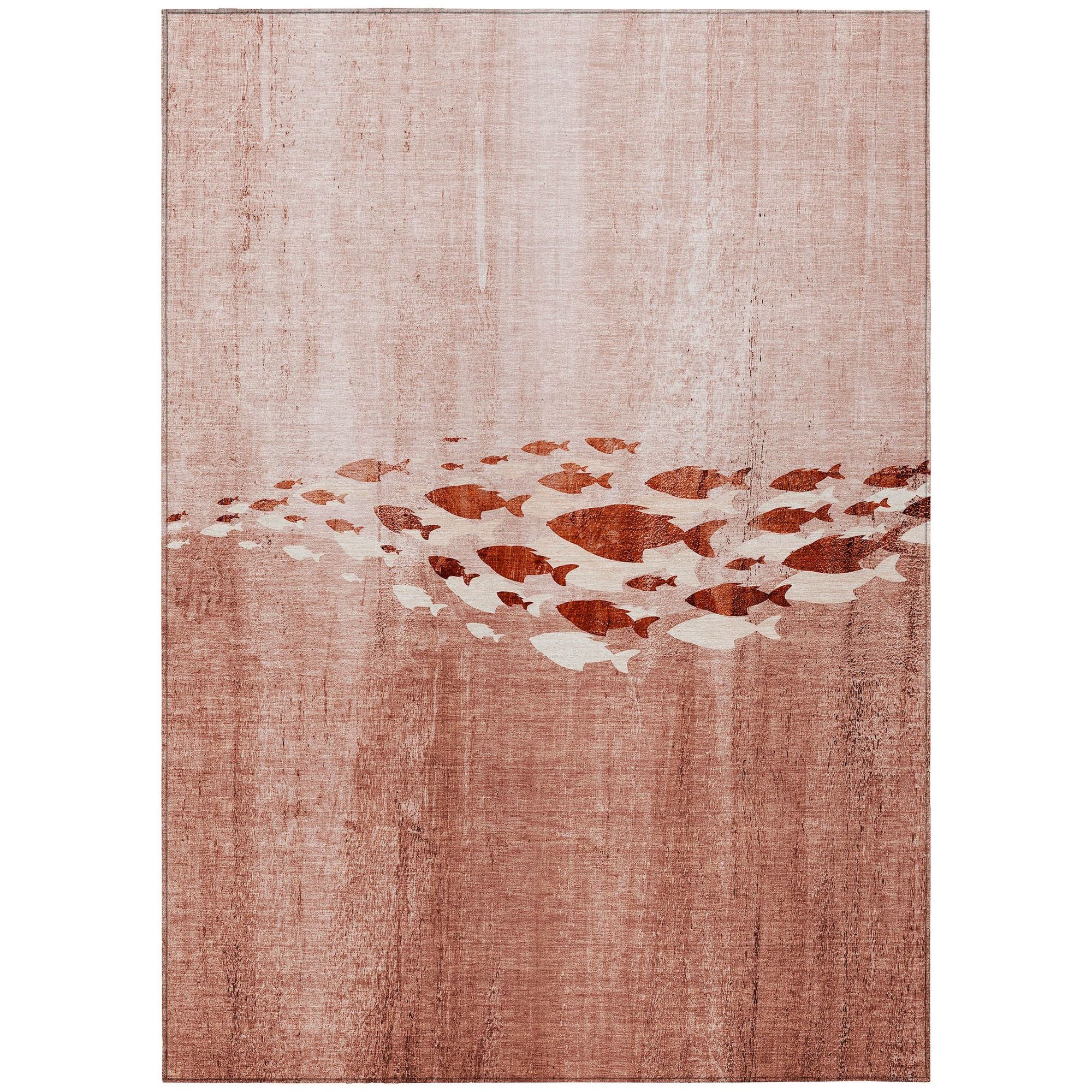 Machine Made ACN627 Terracotta Orange Rugs #color_terracotta orange