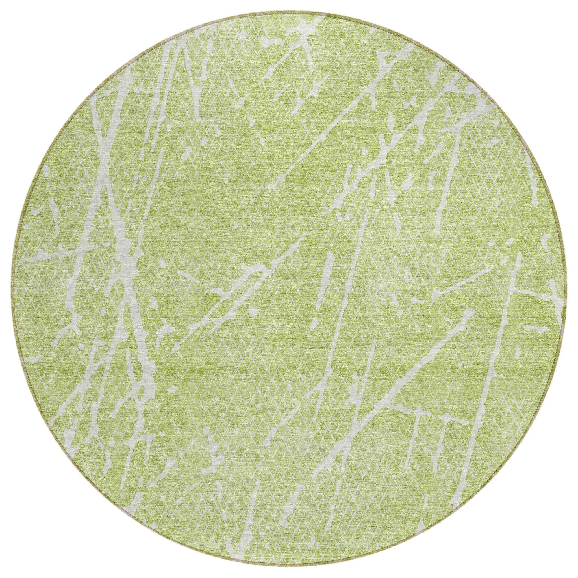 Machine Made ACN628 Aloe Green Rugs #color_aloe green