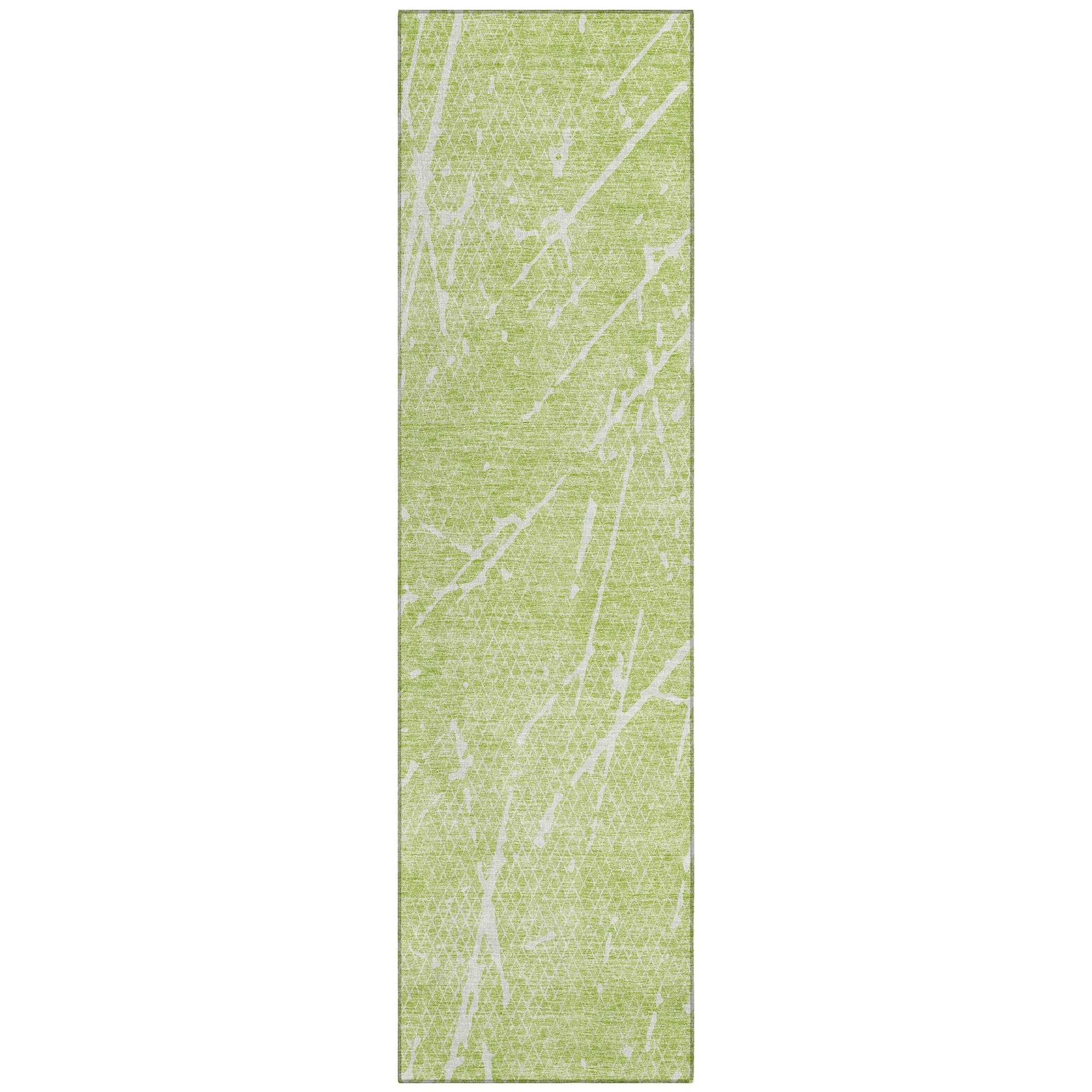 Machine Made ACN628 Aloe Green Rugs #color_aloe green