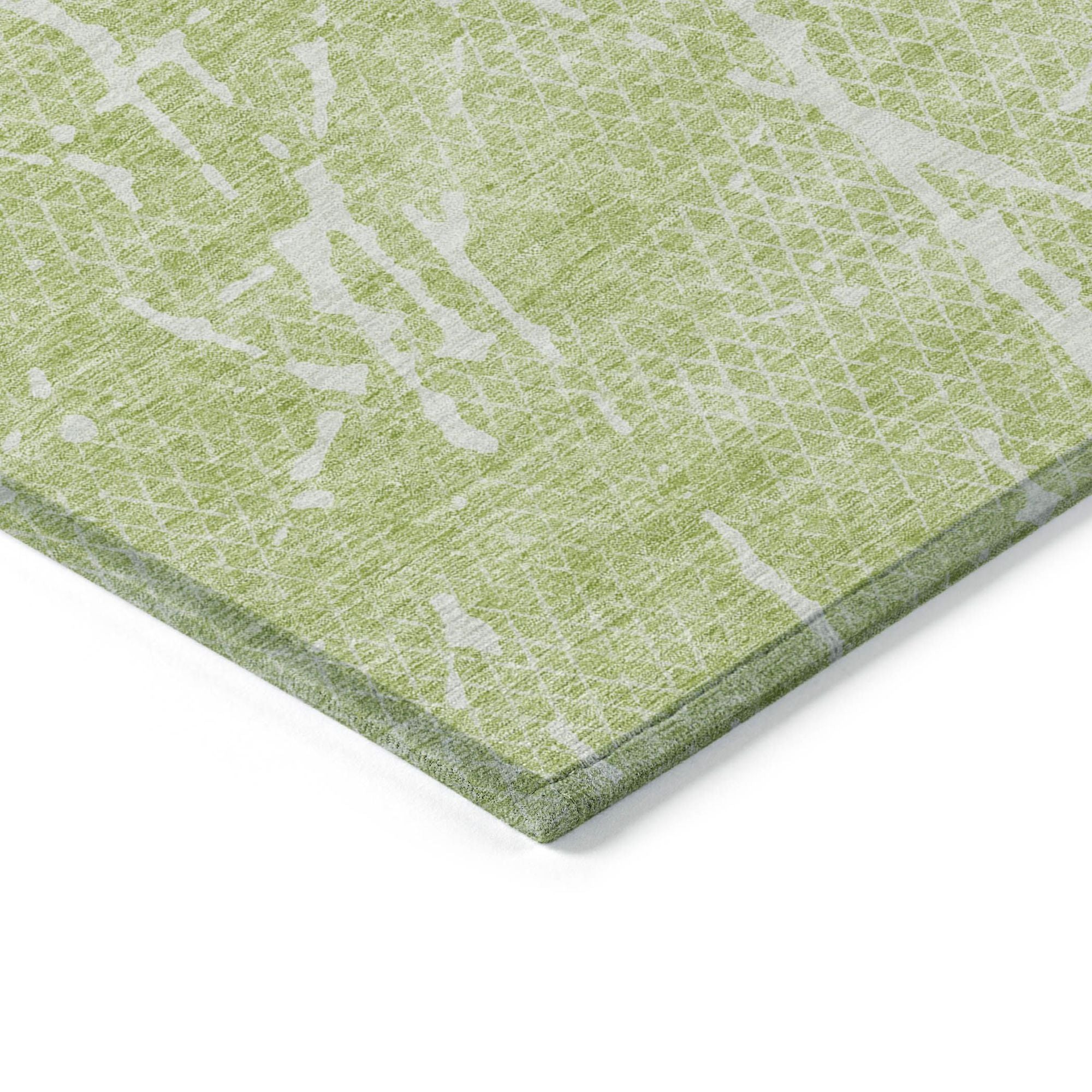 Machine Made ACN628 Aloe Green Rugs #color_aloe green