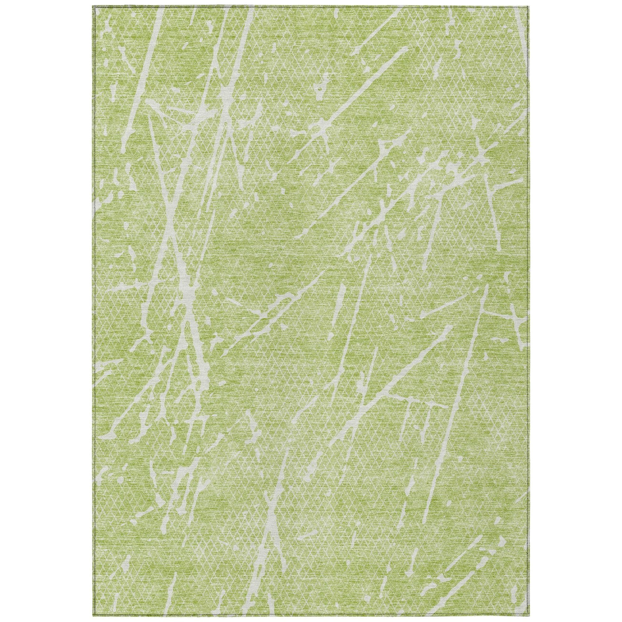 Machine Made ACN628 Aloe Green Rugs #color_aloe green