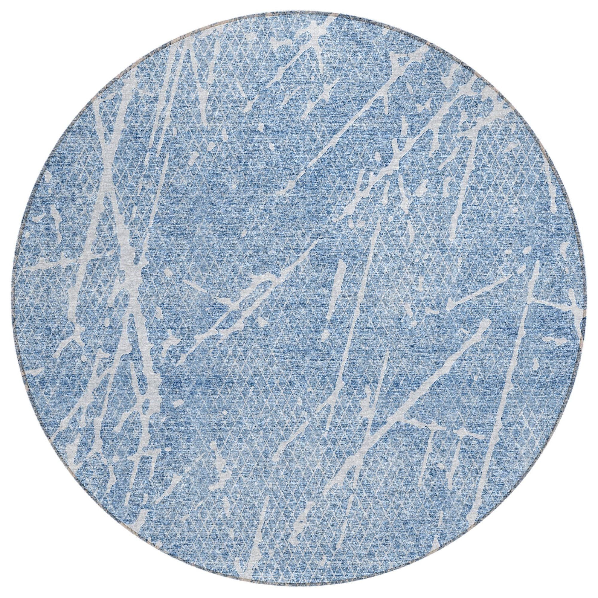 Machine Made ACN628 Blue  Rugs #color_blue 