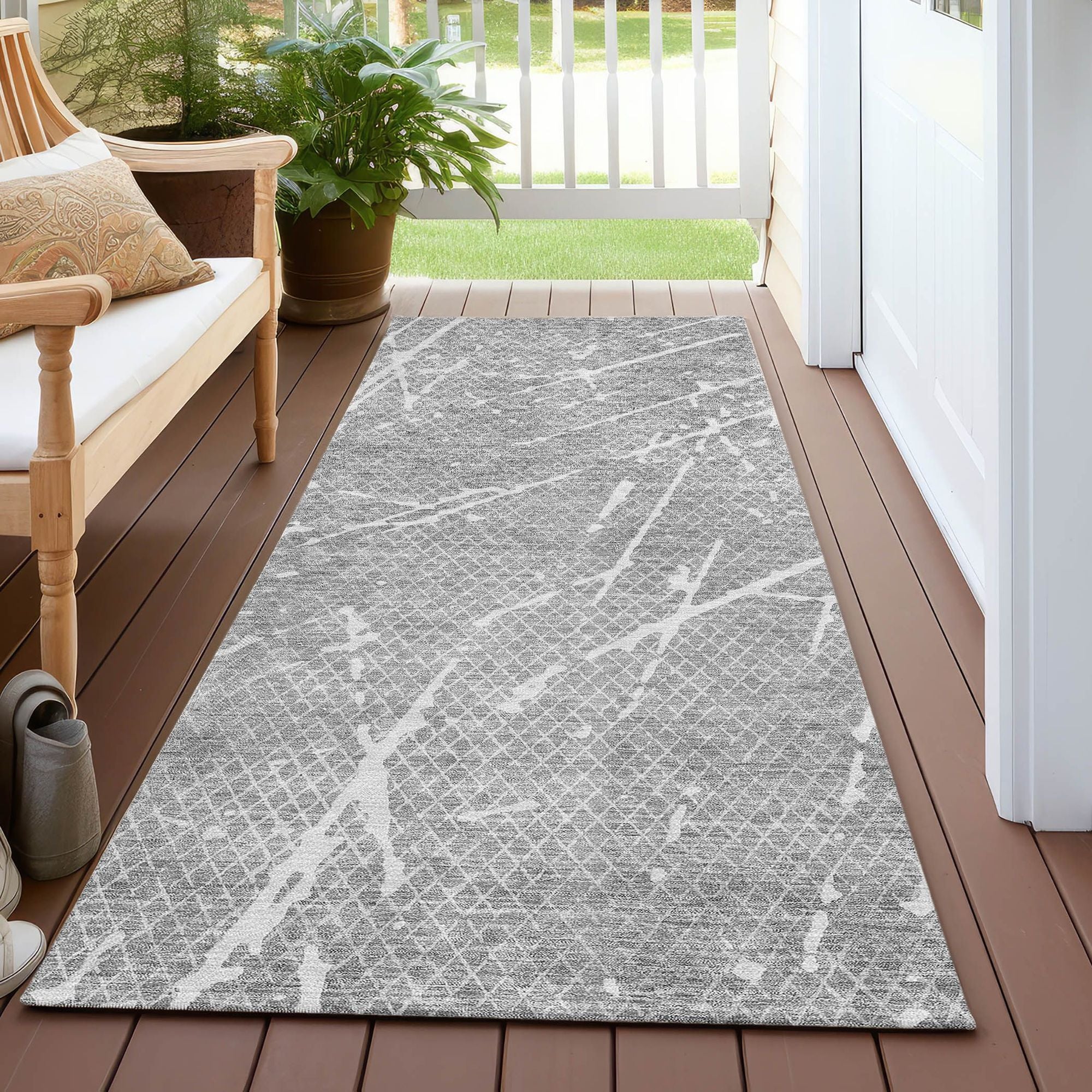 Machine Made ACN628 Gray  Rugs #color_gray 