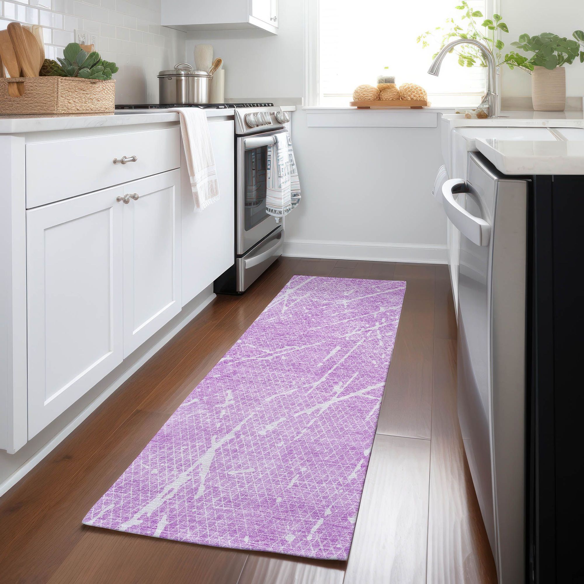 Machine Made ACN628 Lilac Purple Rugs #color_lilac purple